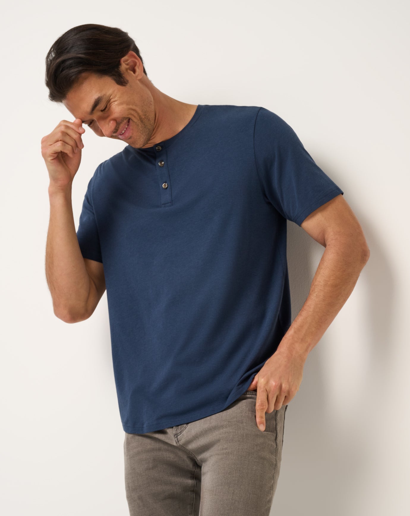 Cloud Henley Tee - Travis Mathew