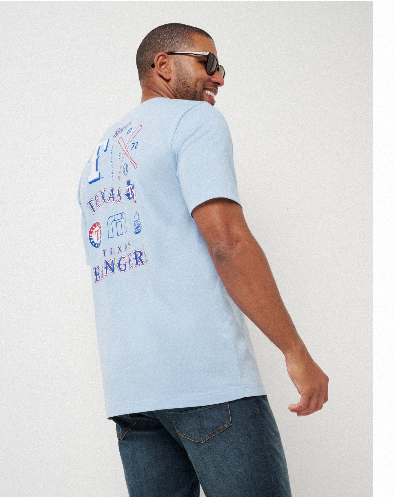 Texas Rangers Friendly Rivalry Tee - Travis Mathew