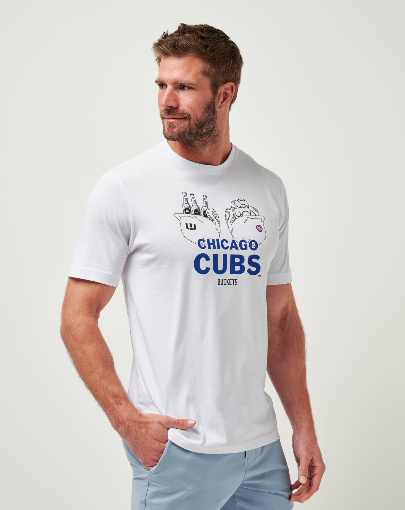 Chicago Cubs Strike One Tee - Travis Mathew