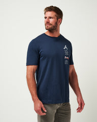 Atlanta Braves Sunset Slam Tee - Travis Mathew