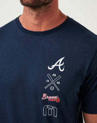 Atlanta Braves Sunset Slam Tee - Travis Mathew