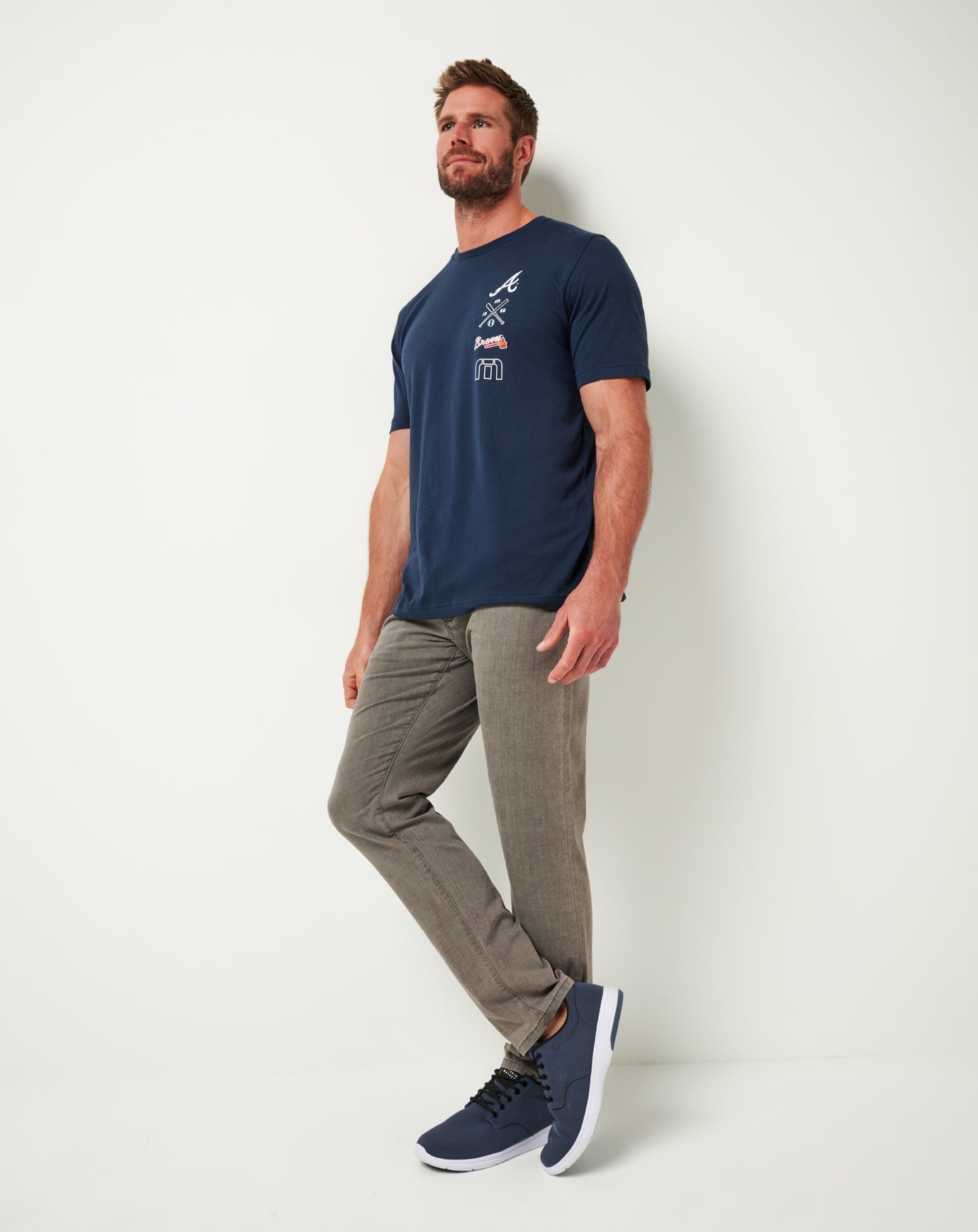 Atlanta Braves Sunset Slam Tee - Travis Mathew