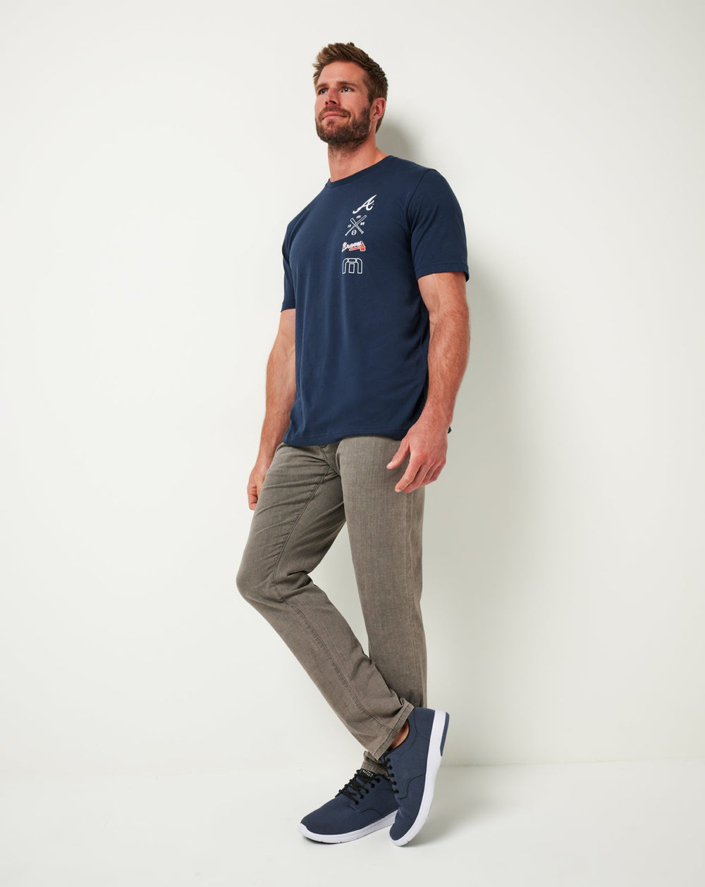 Atlanta Braves Sunset Slam Tee - Travis Mathew