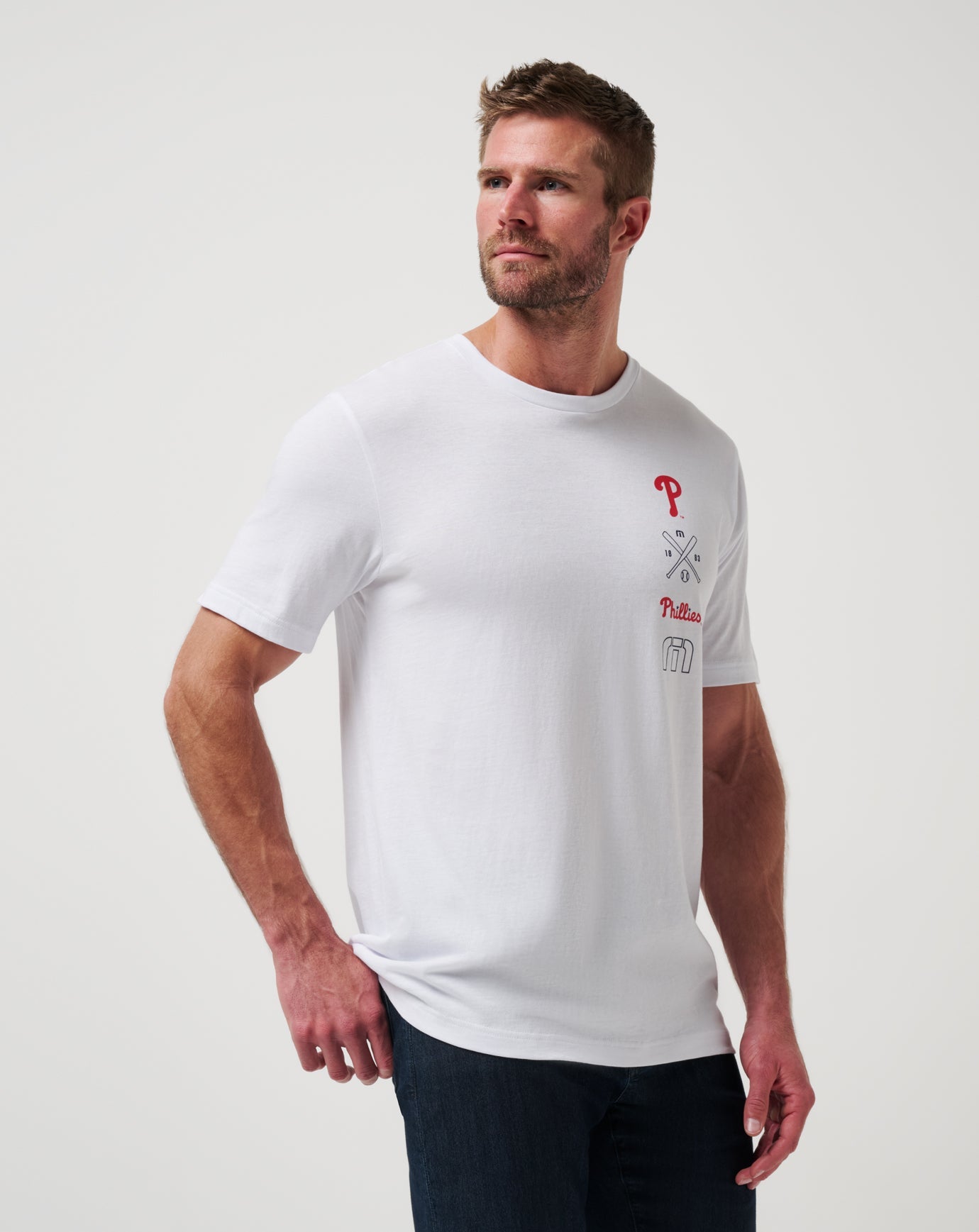 Philadelphia Phillies Sunset Slam 2.0 Tee - Travis Mathew