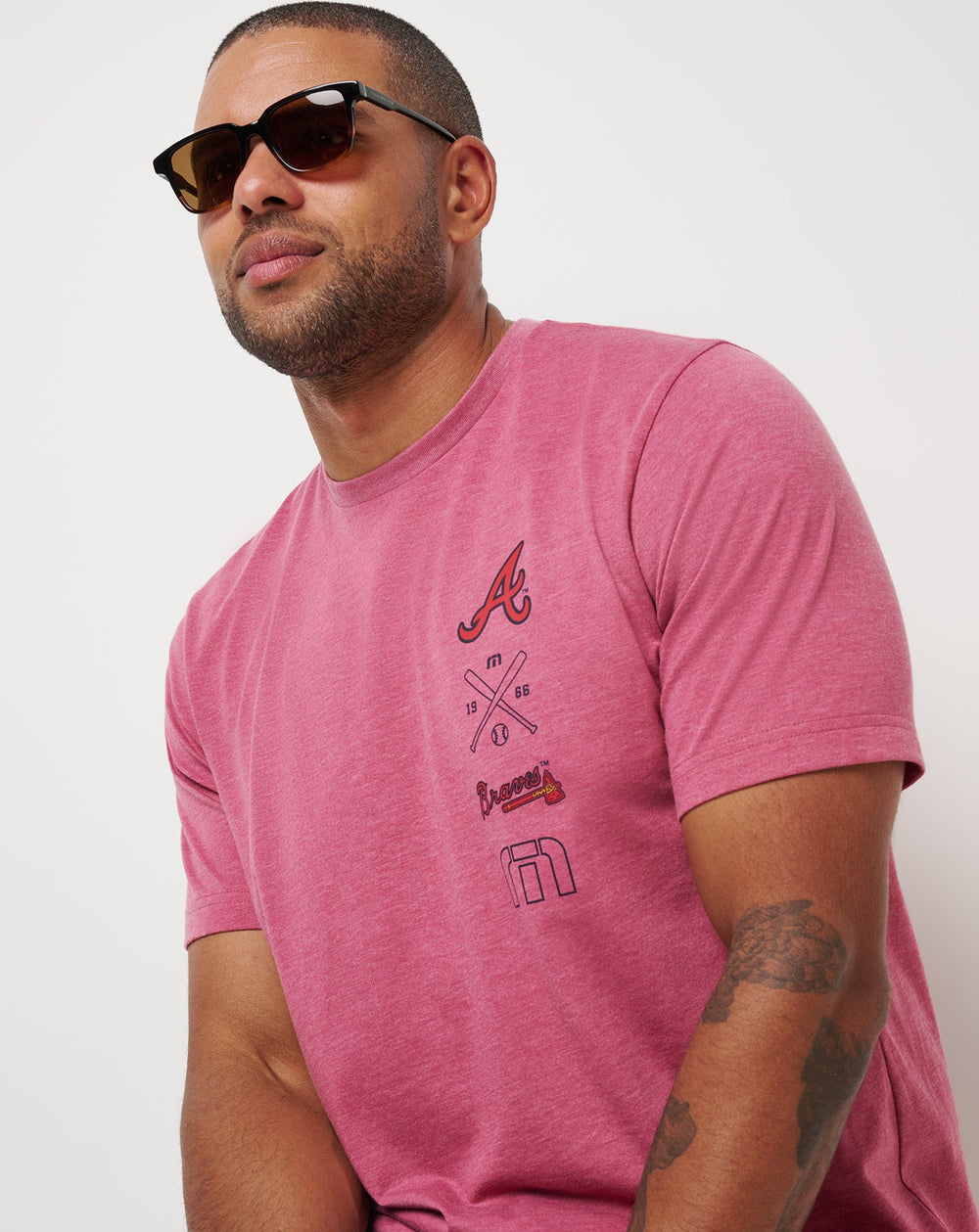 Atlanta Braves Sunset Slam 2.0 Tee - Travis Mathew