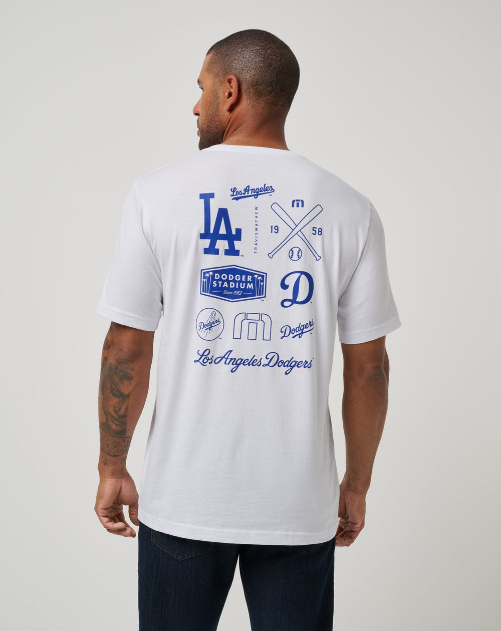 Los Angeles Dodgers Friendly Rivalry Tee - Travis Mathew