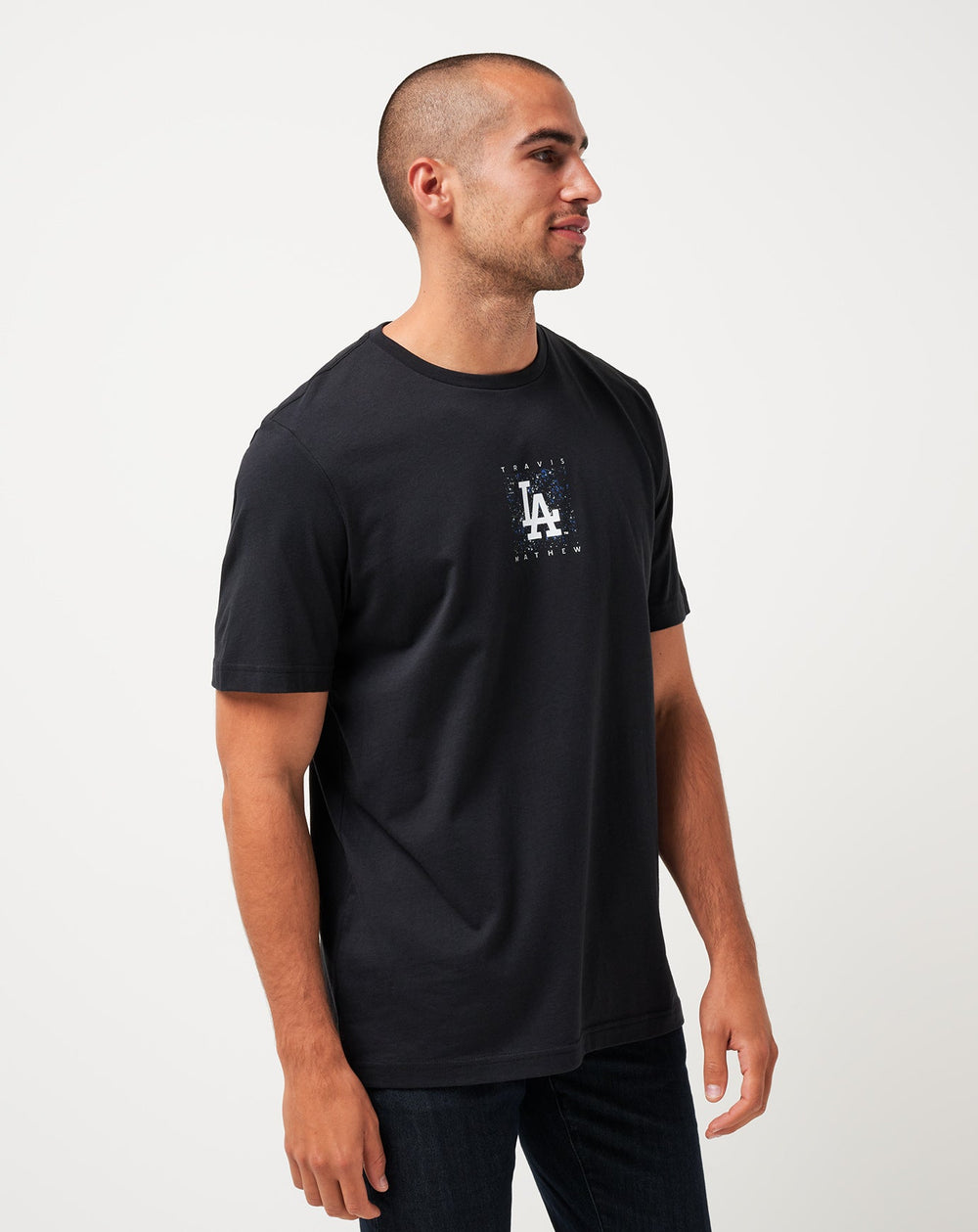 Los Angeles Dodgers In The Dugout Tee - Travis Mathew