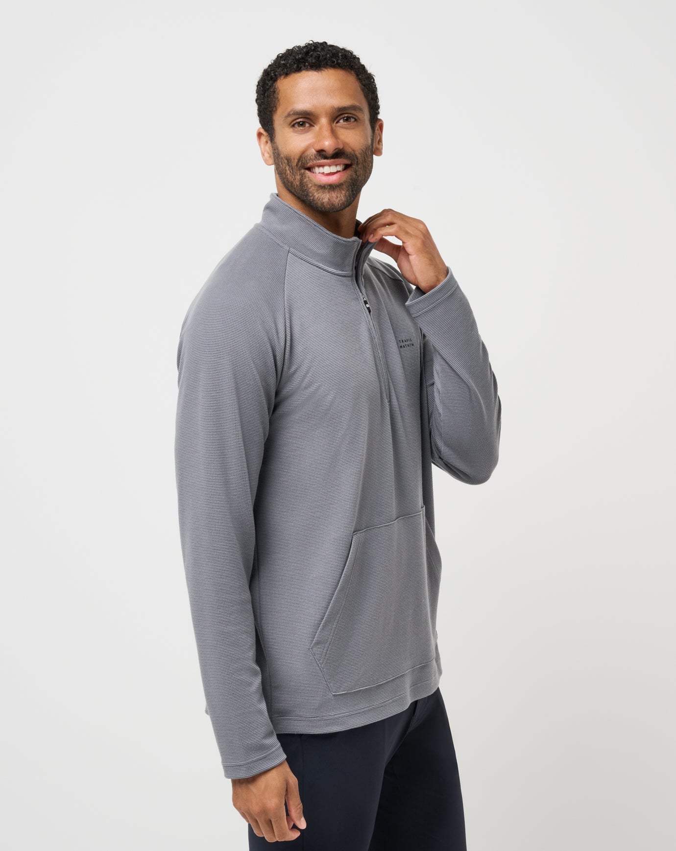 Performance Waffle Quarter Zip - Travis Mathew