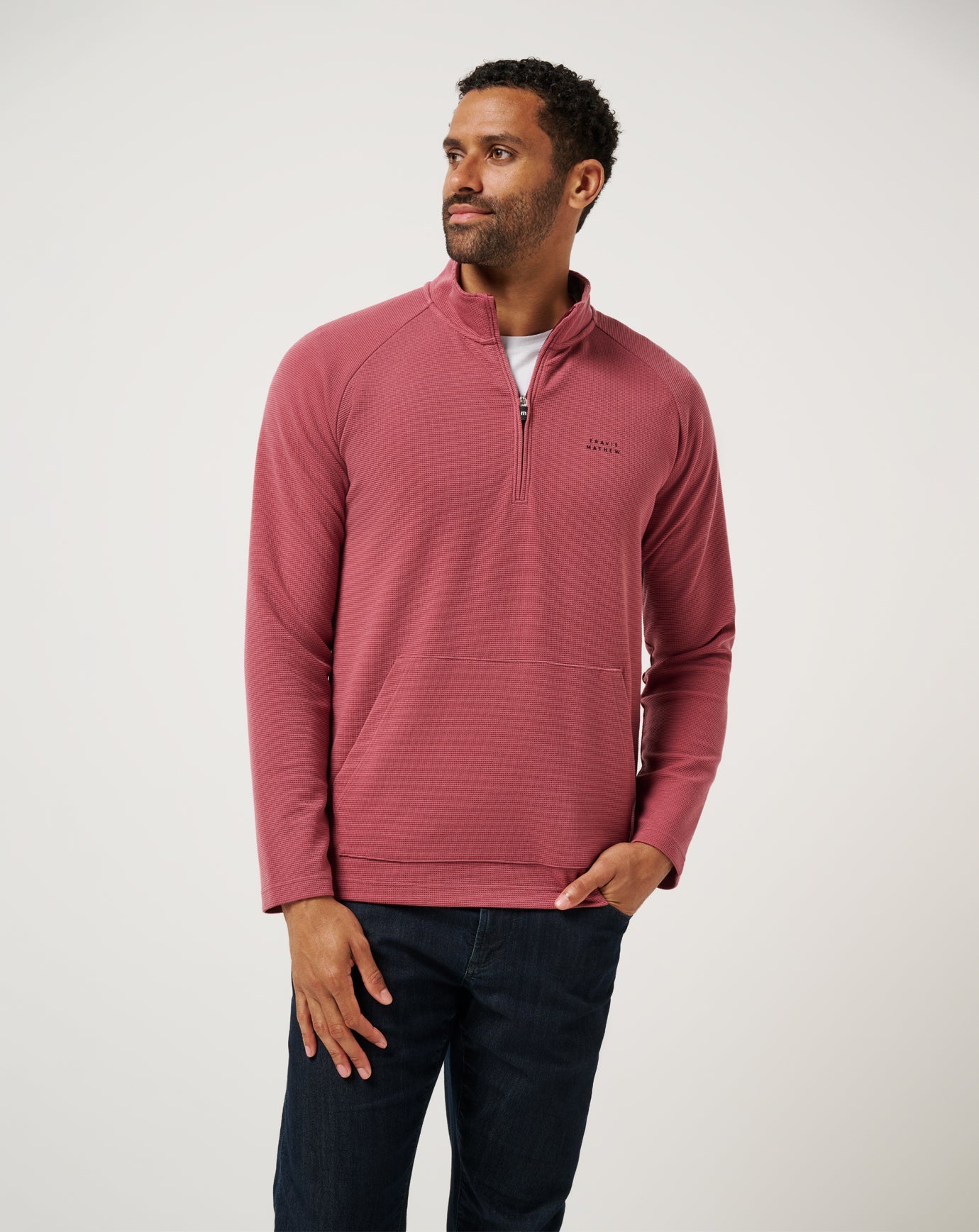 Performance Waffle Quarter Zip - Travis Mathew