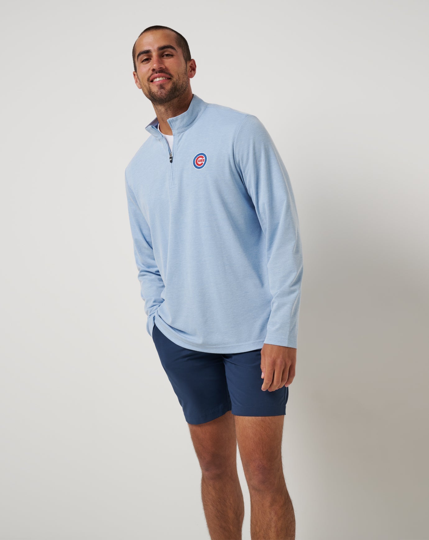 Chicago Cubs Time To Tailgate Quarter Zip - Travis Mathew