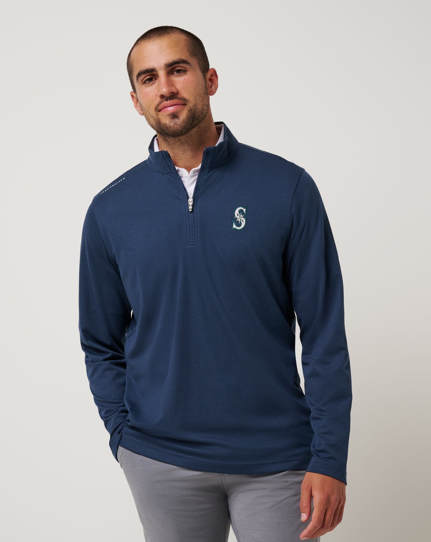 Seattle Mariners Time To Tailgate Quarter Zip - Travis Mathew