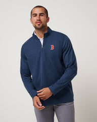 Boston Red Sox Time To Tailgate Quarter Zip - Travis Mathew
