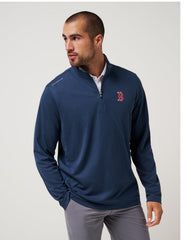Boston Red Sox Time To Tailgate Quarter Zip - Travis Mathew