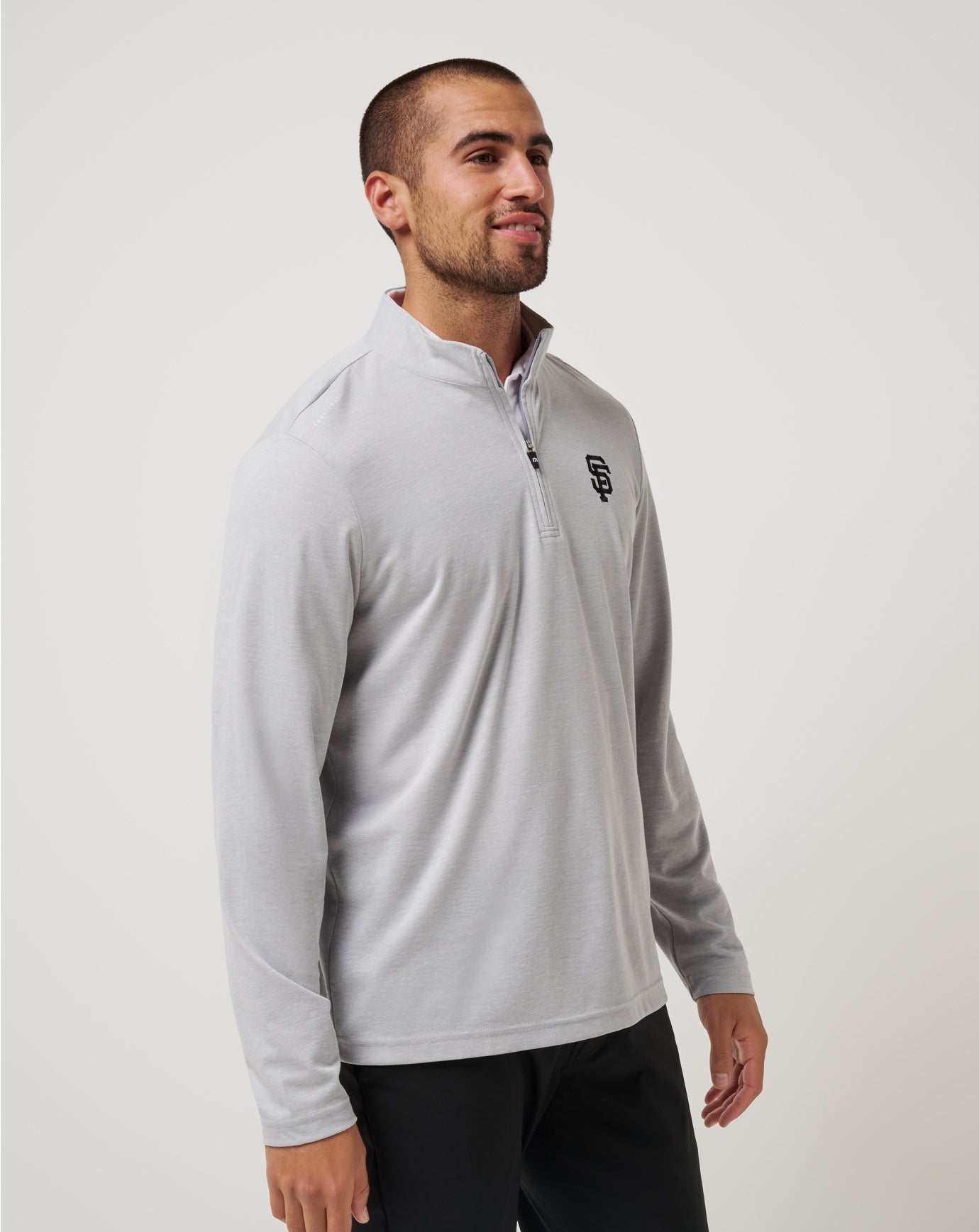 San Francisco Giants Time To Tailgate Quarter Zip - Travis Mathew
