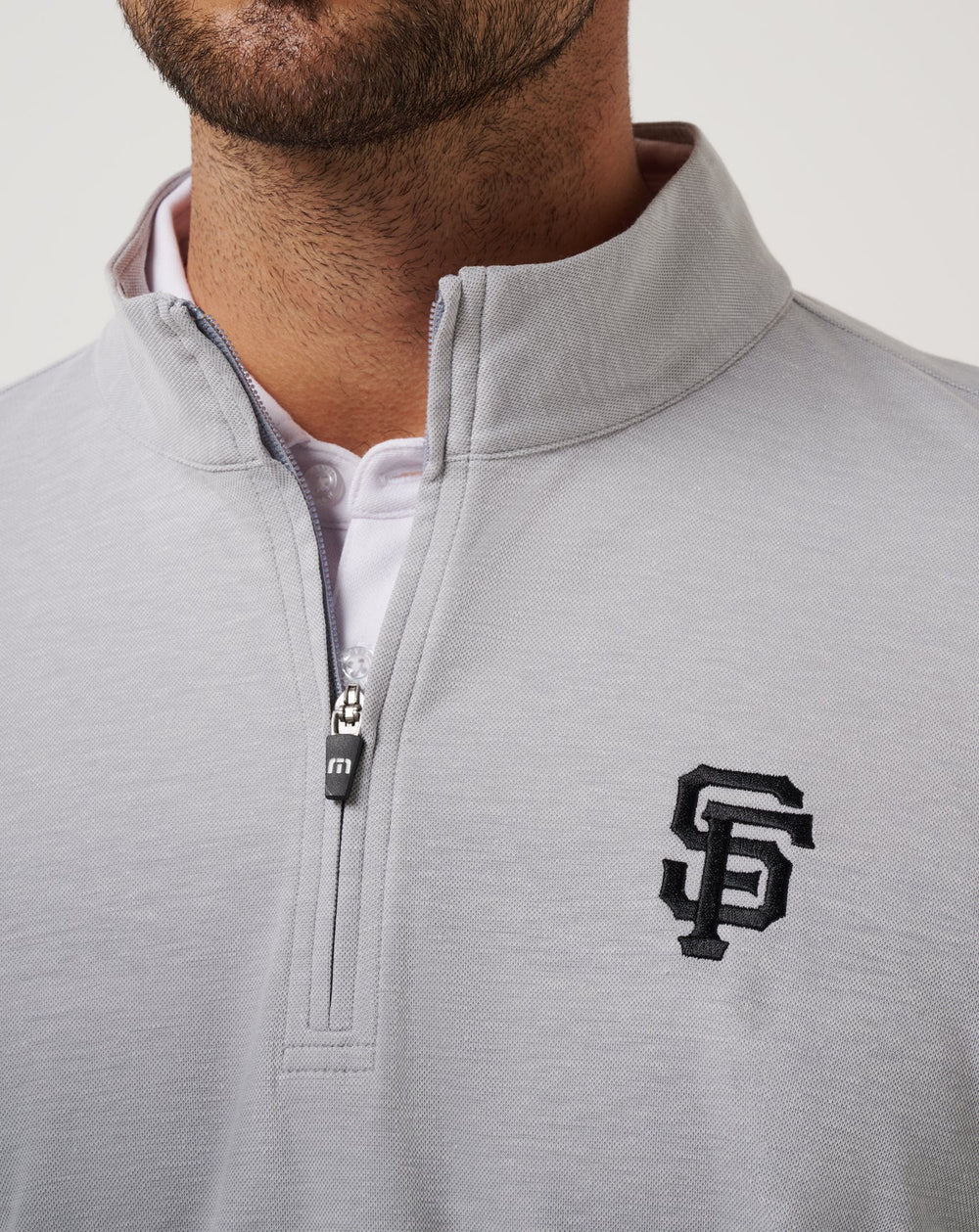 San Francisco Giants Time To Tailgate Quarter Zip - Travis Mathew