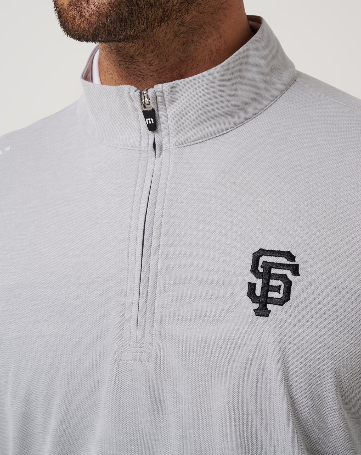 San Francisco Giants Time To Tailgate Quarter Zip - Travis Mathew