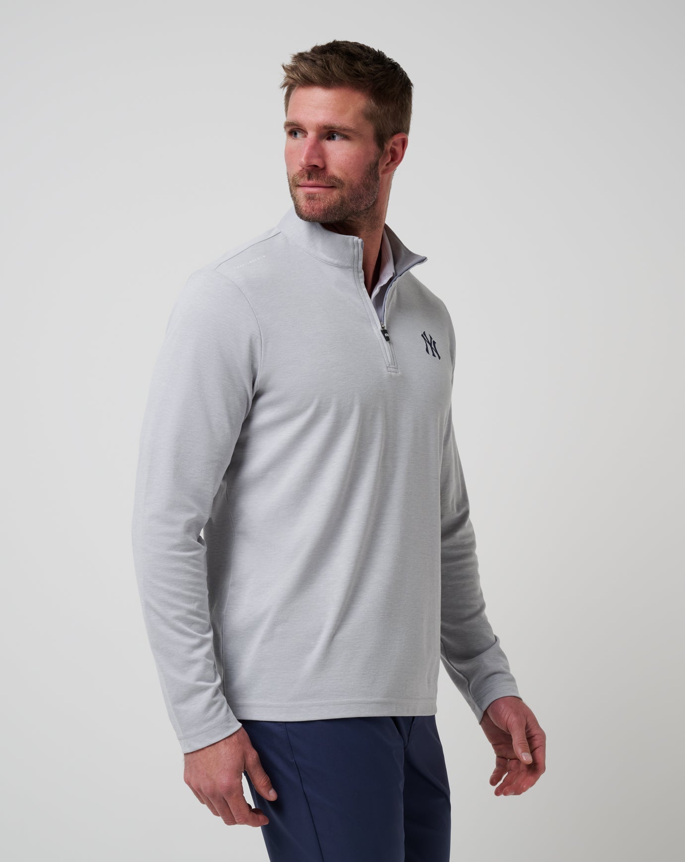 New York Yankees Time To Tailgate Quarter Zip - Travis Mathew