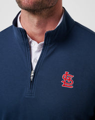 St Louis Cardinals Time To Tailgate Quarter Zip - Travis Mathew
