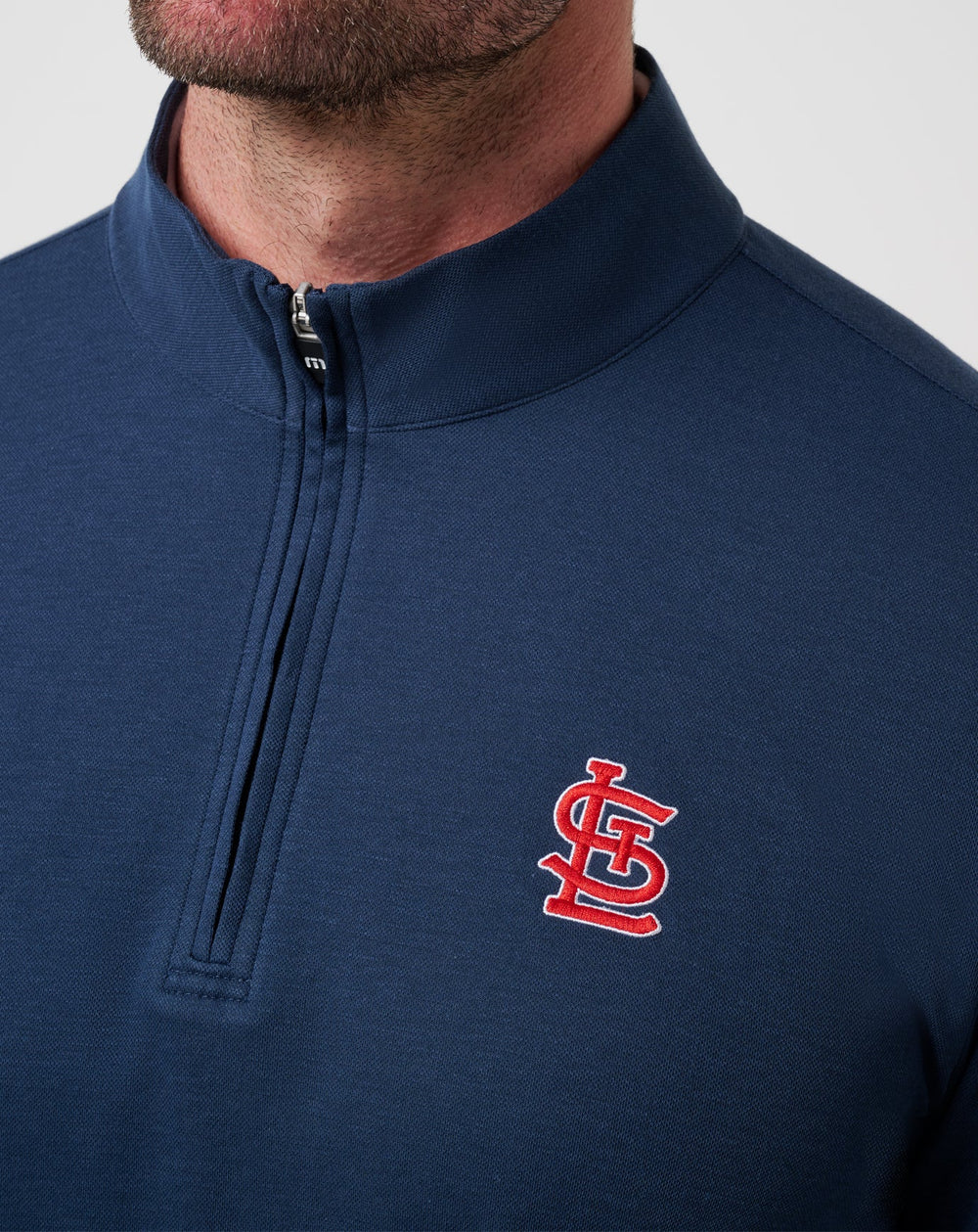 St Louis Cardinals Time To Tailgate Quarter Zip - Travis Mathew