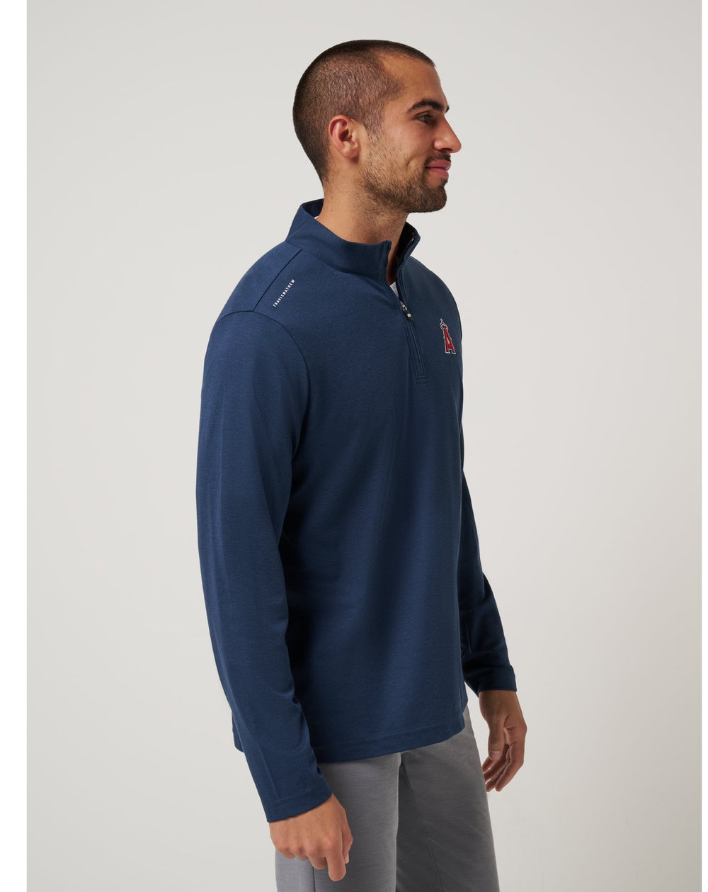 Los Angeles Angels Time To Tailgate Quarter Zip - Travis Mathew