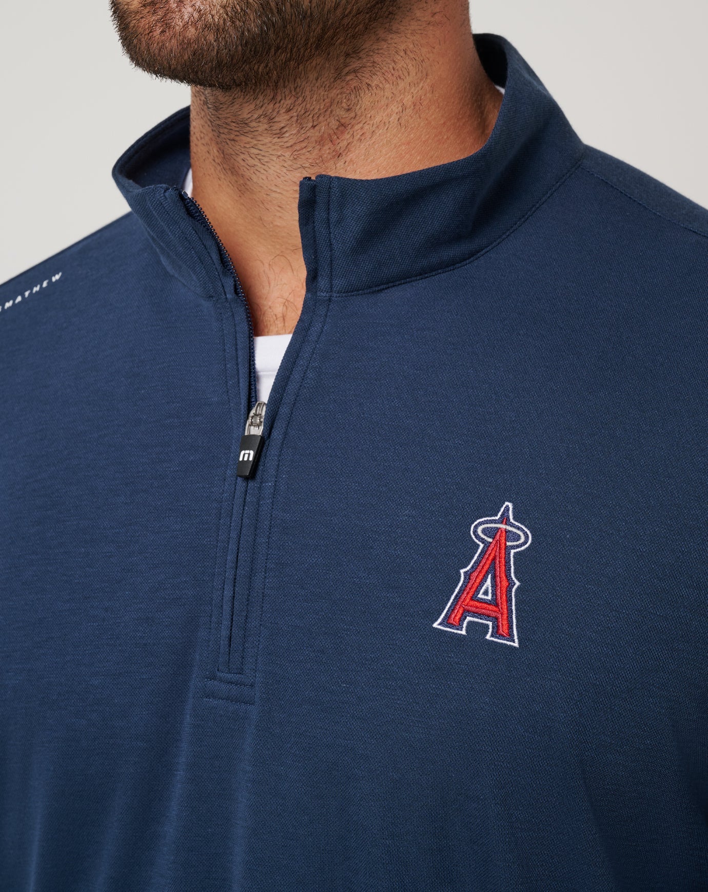 Los Angeles Angels Time To Tailgate Quarter Zip - Travis Mathew