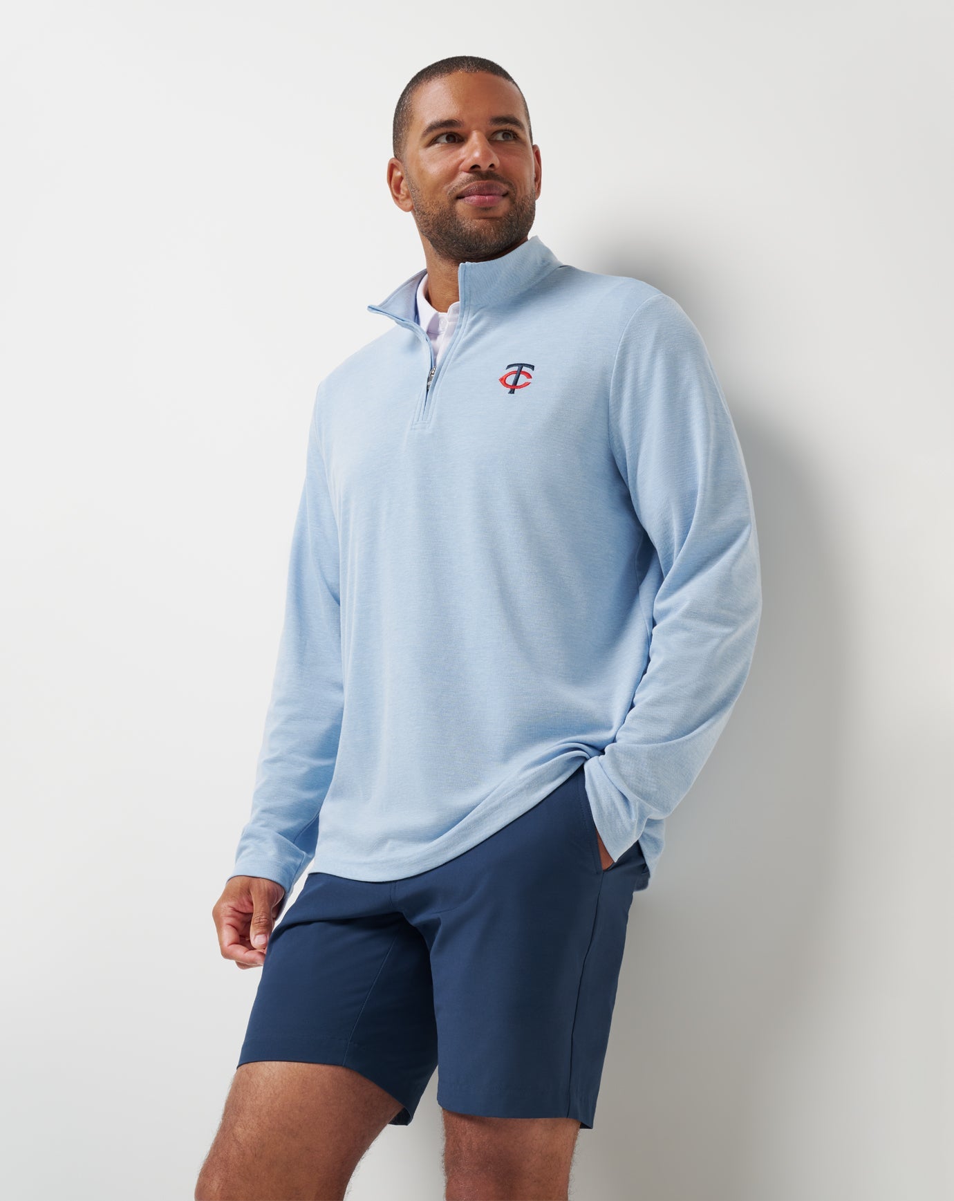 Minnesota Twins Time To Tailgate Quarter Zip - Travis Mathew