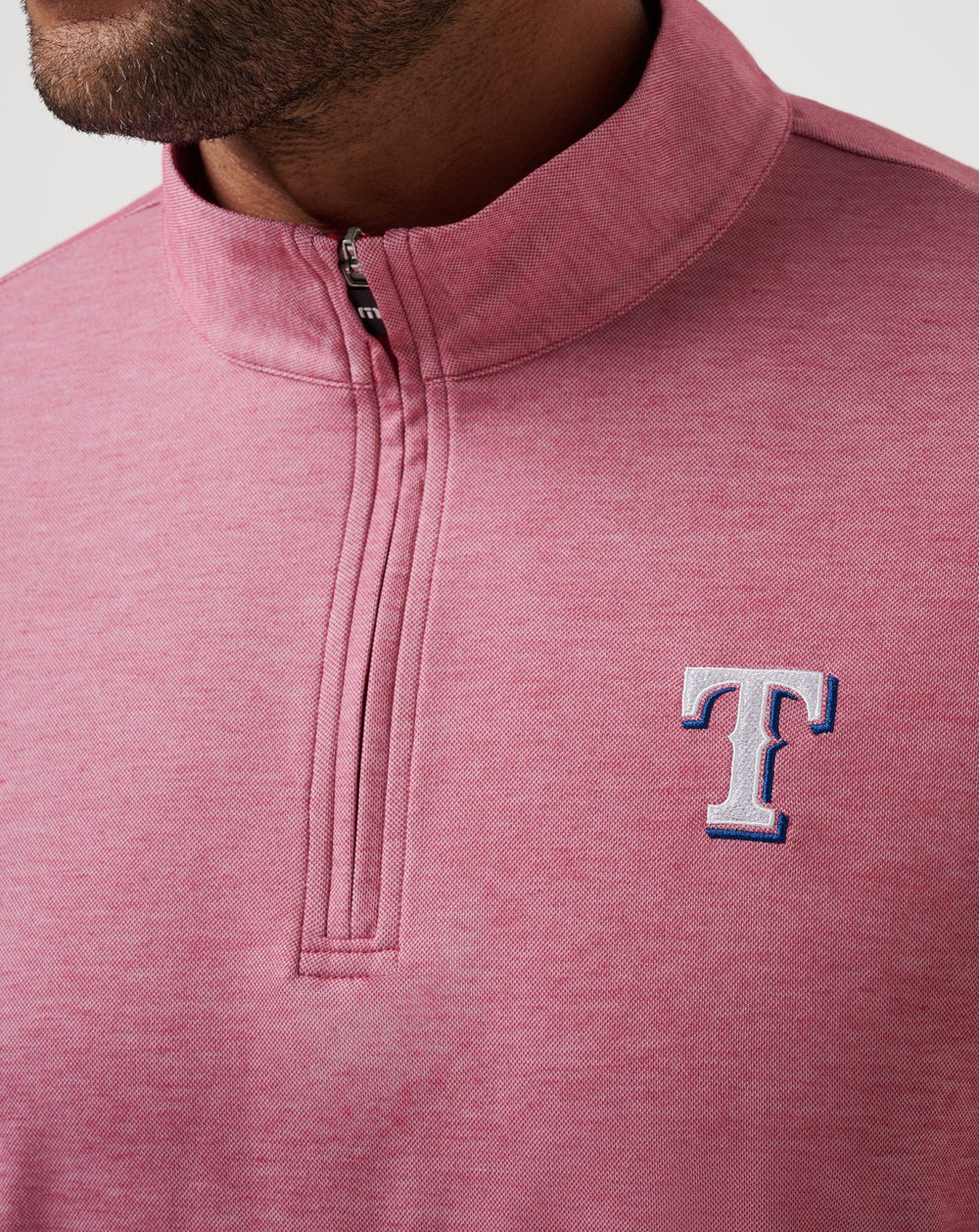 Texas Rangers Time To Tailgate Quarter Zip - Travis Mathew