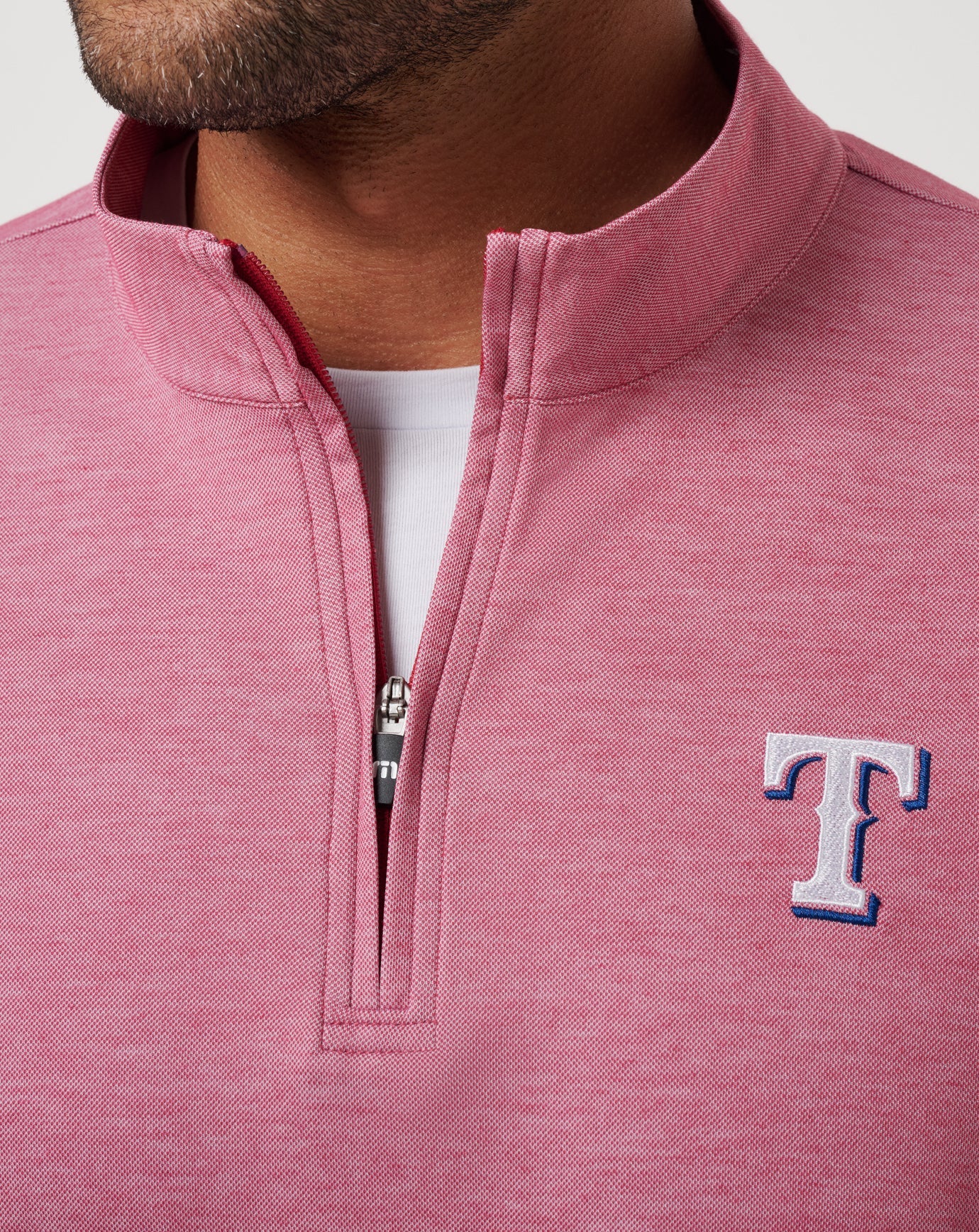 Texas Rangers Time To Tailgate Quarter Zip - Travis Mathew