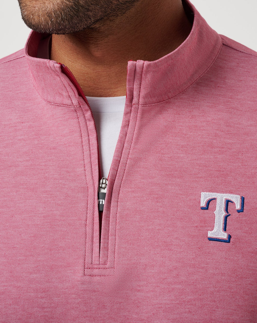 Texas Rangers Time To Tailgate Quarter Zip - Travis Mathew