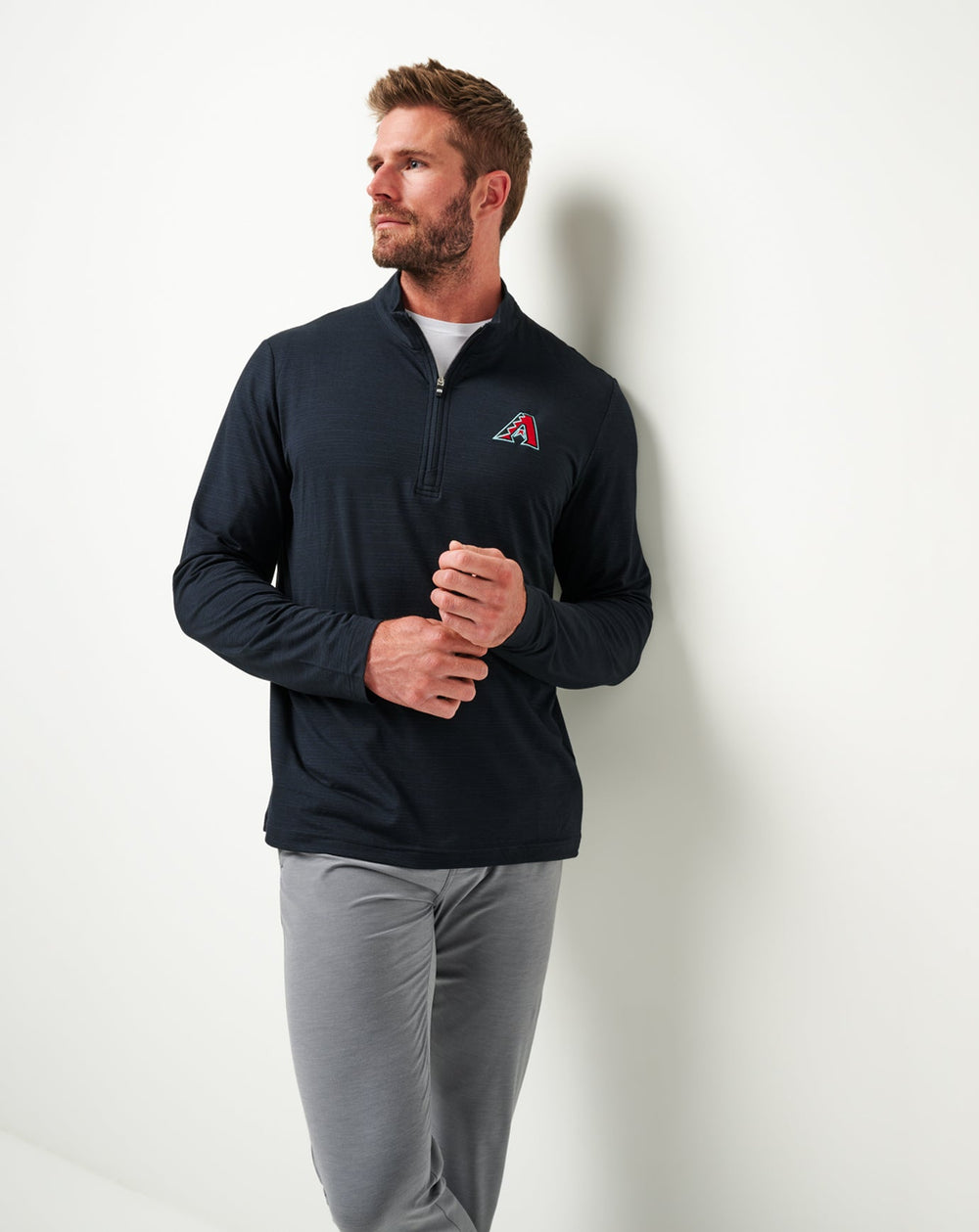 Arizona Diamondbacks The Heater Quarter Zip - Travis Mathew
