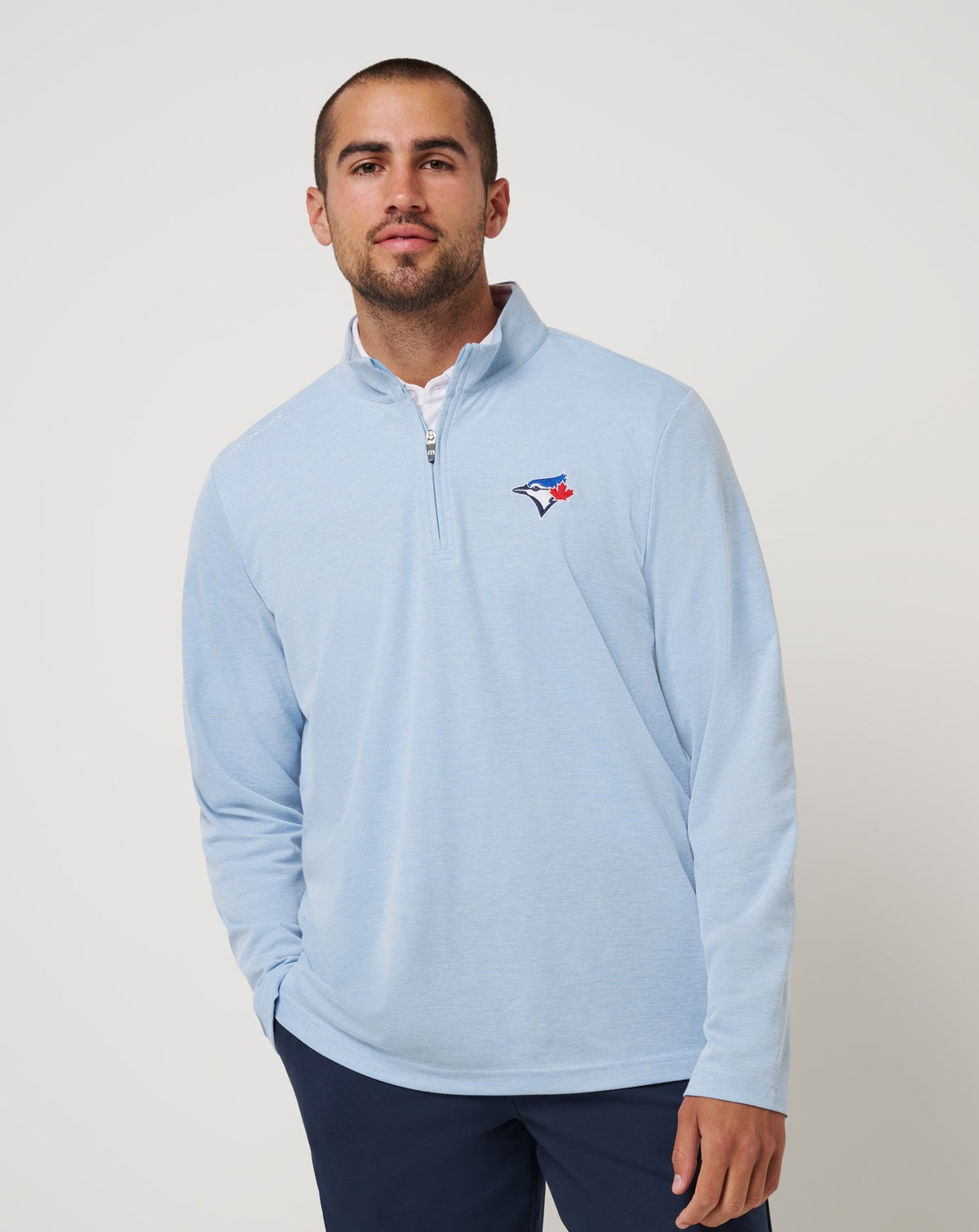 Toronto Blue Jays Time To Tailgate Quarter Zip - Travis Mathew
