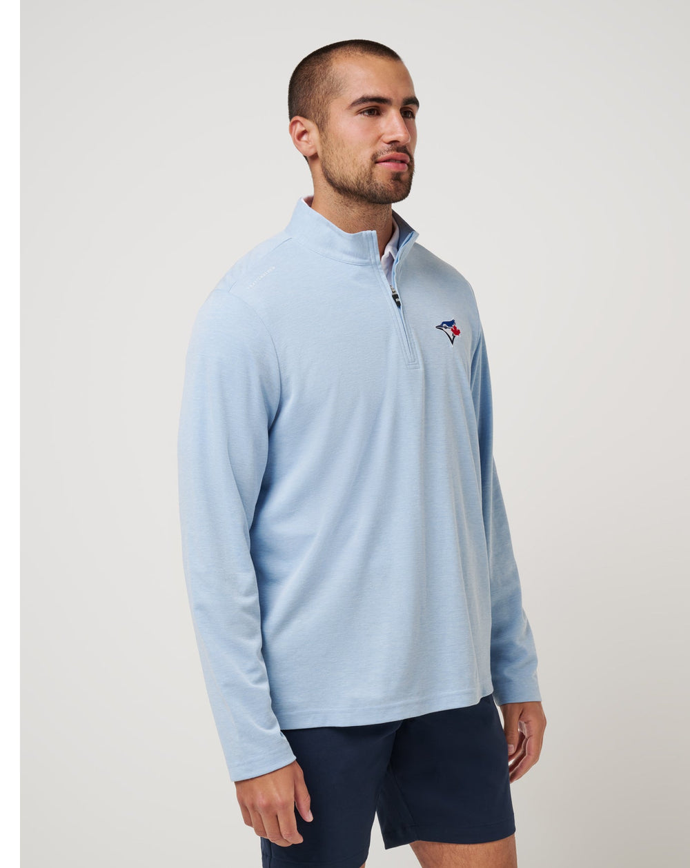 Toronto Blue Jays Time To Tailgate Quarter Zip - Travis Mathew