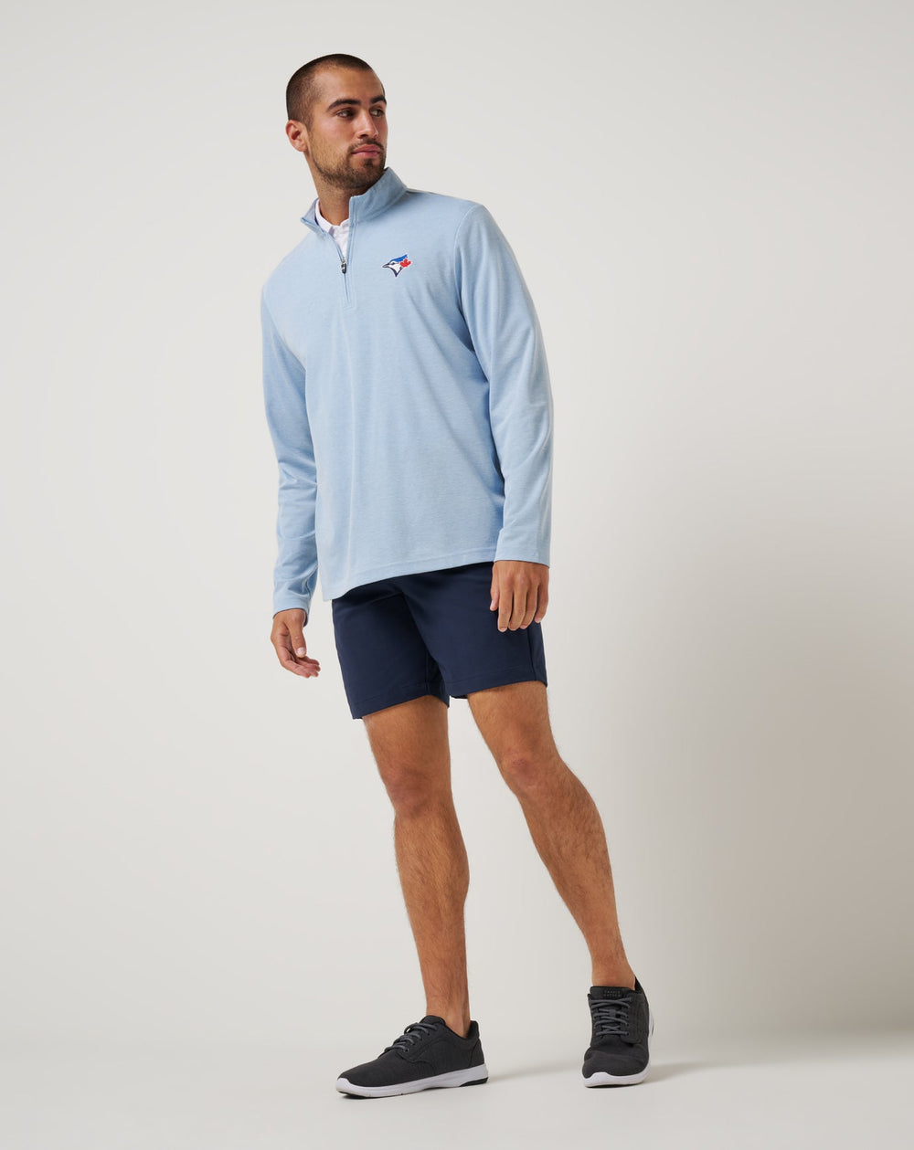 Toronto Blue Jays Time To Tailgate Quarter Zip - Travis Mathew
