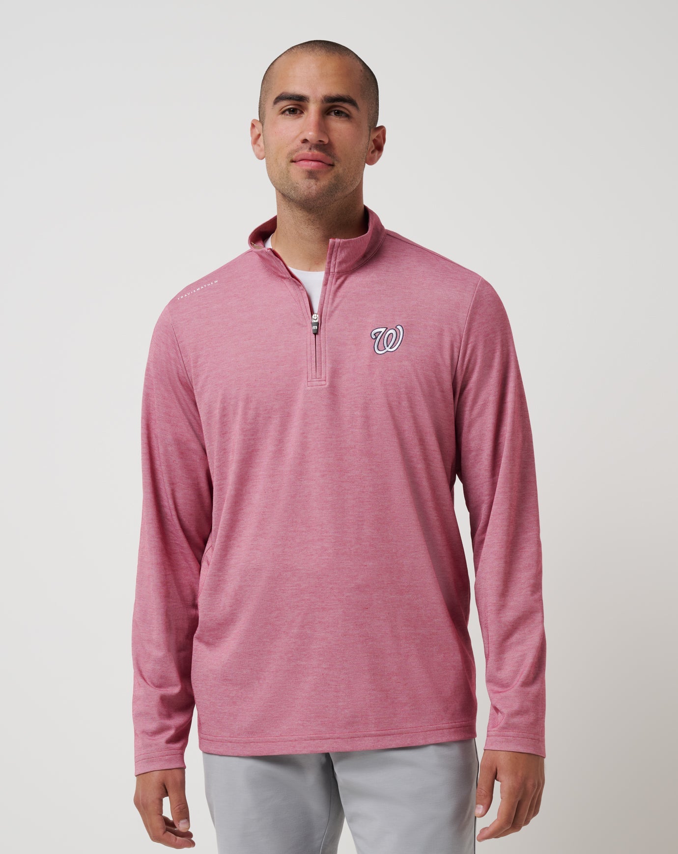 Washington Nationals Time To Tailgate Quarter Zip - Travis Mathew