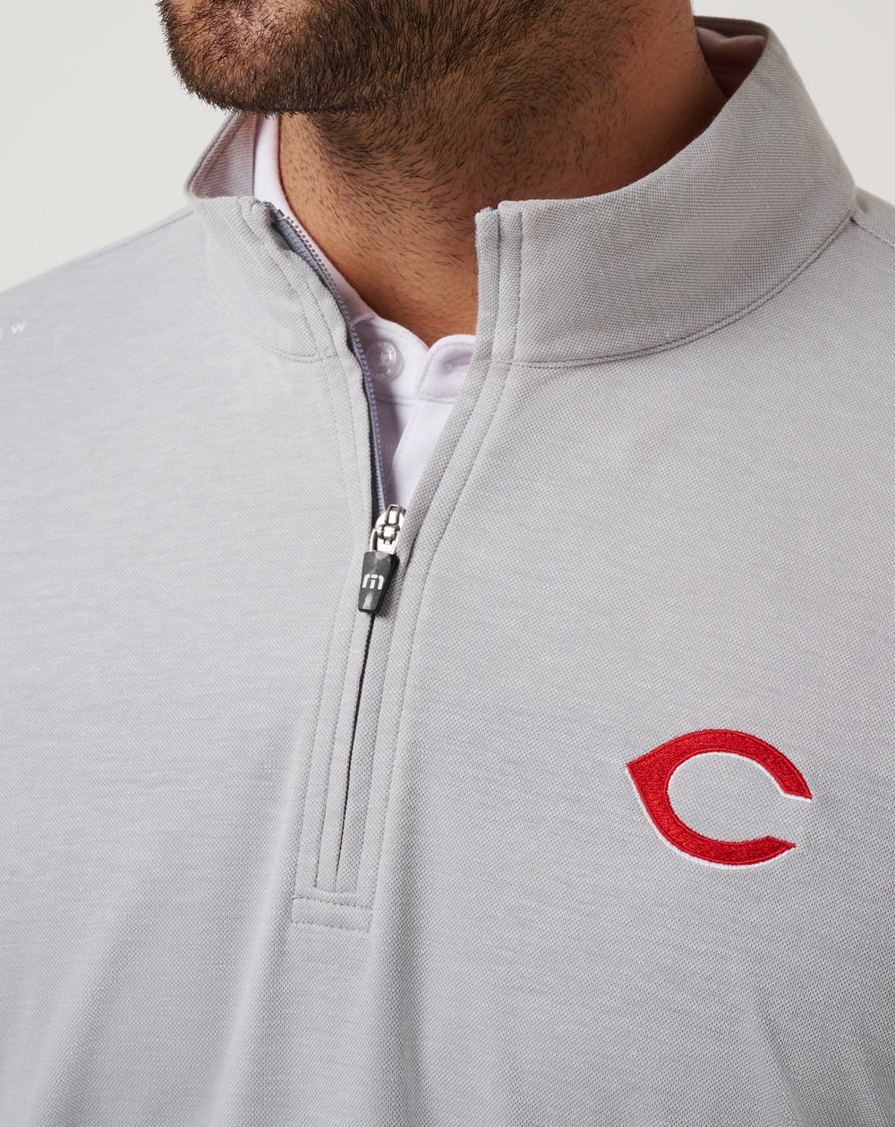 Cincinatti Reds Time To Tailgate Quarter Zip - Travis Mathew