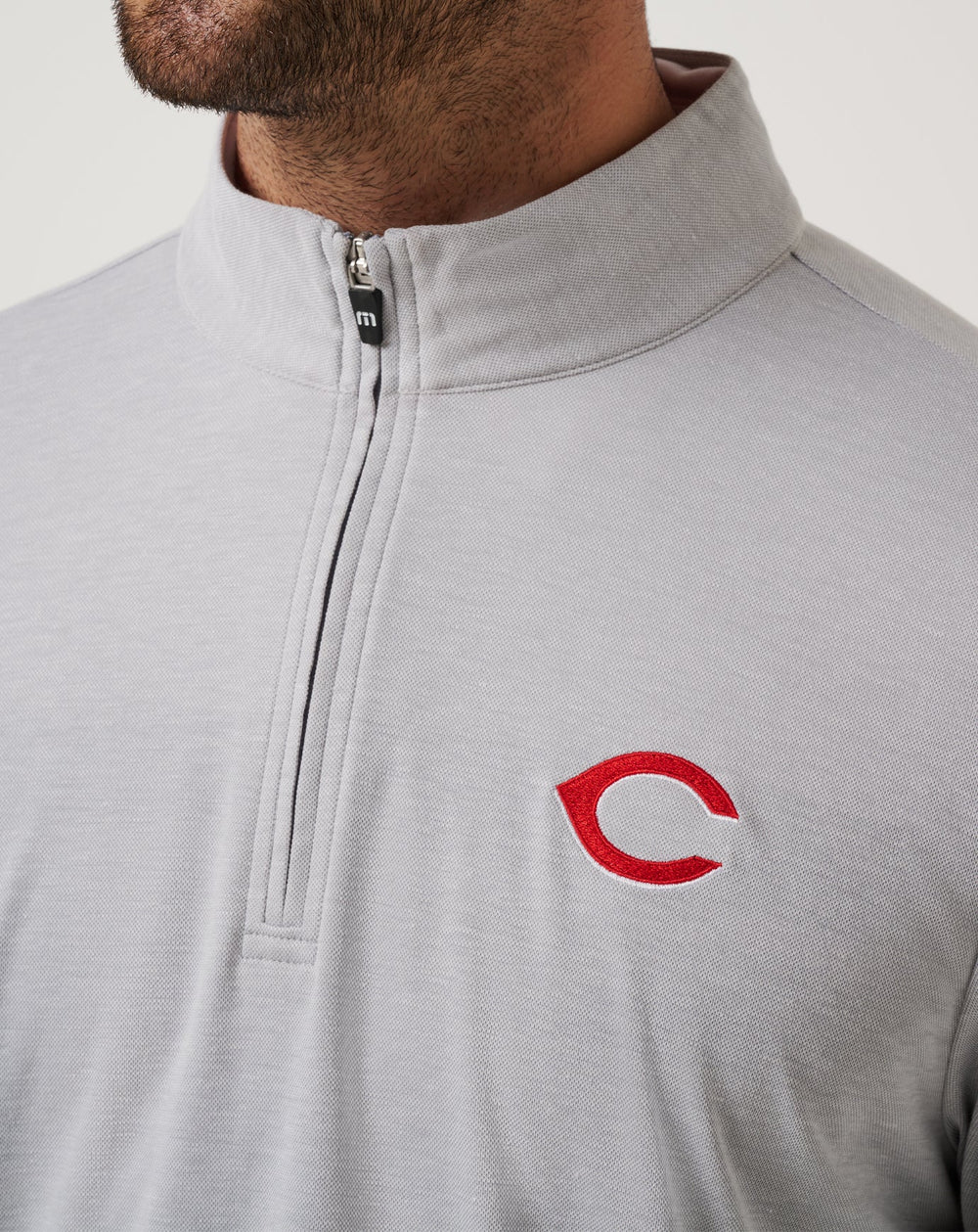 Cincinatti Reds Time To Tailgate Quarter Zip - Travis Mathew