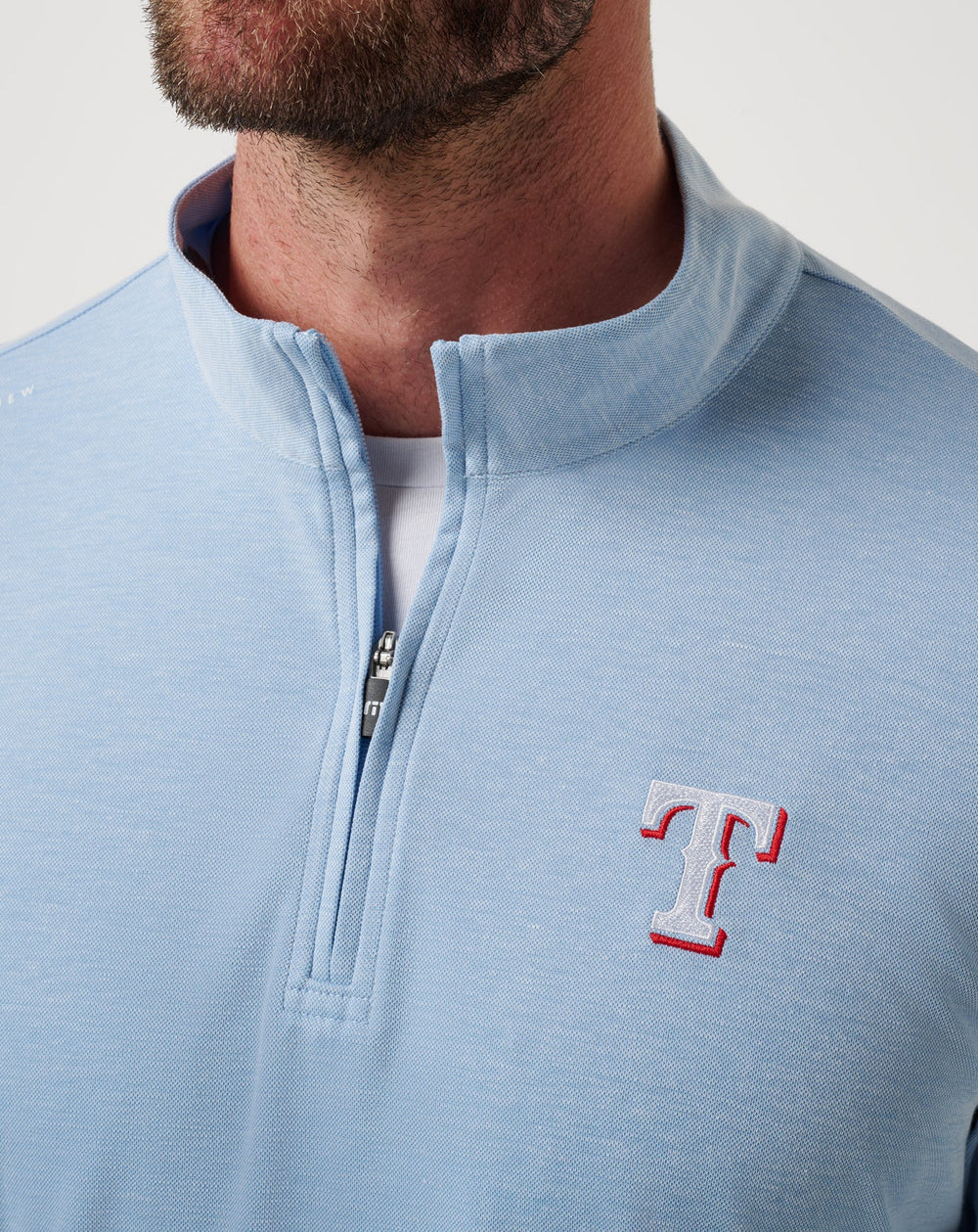 Texas Rangers Time To Tailgate Quarter Zip - Travis Mathew