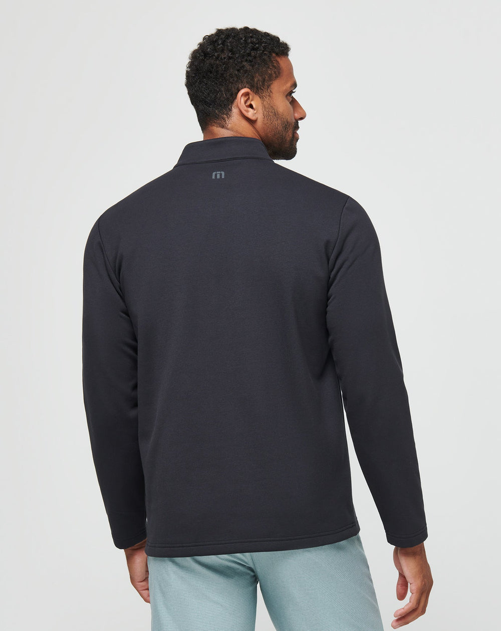 Upgraded Fleece Chest Stripe Quarter Zip - Travis Mathew