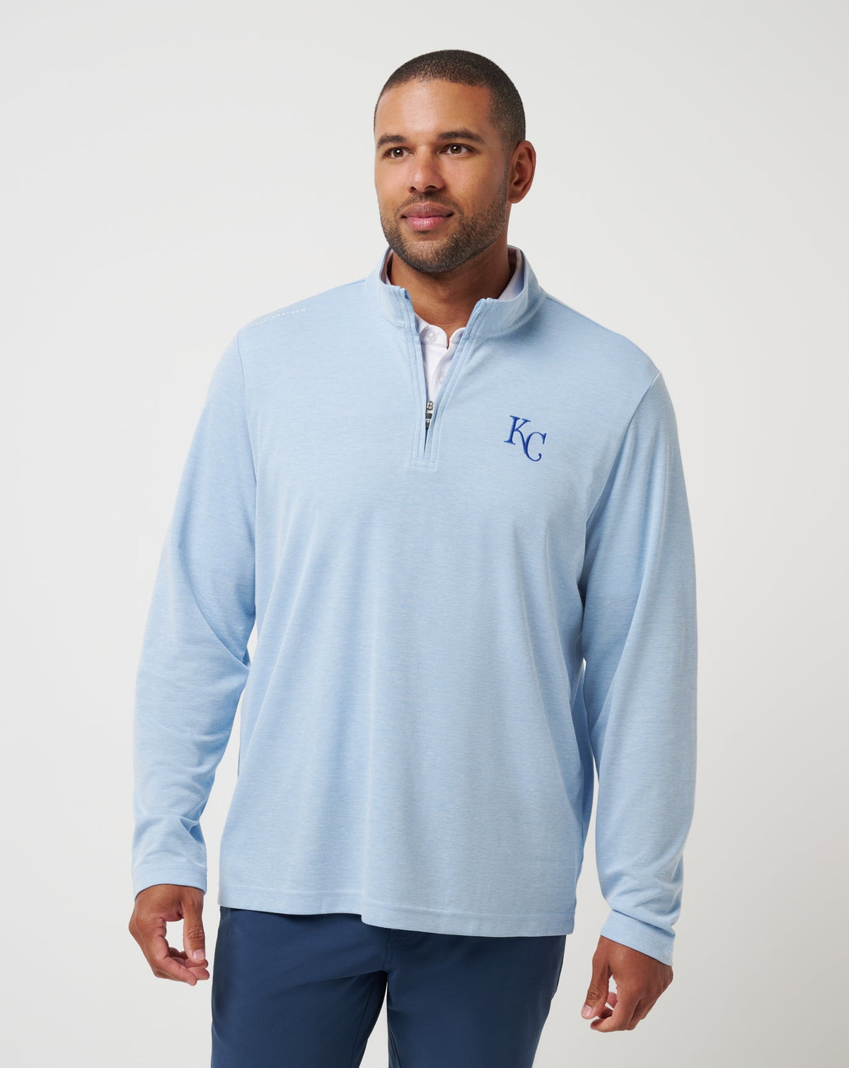 Kansas City Roayals Time To Tailgate Quarter Zip - Travis Mathew