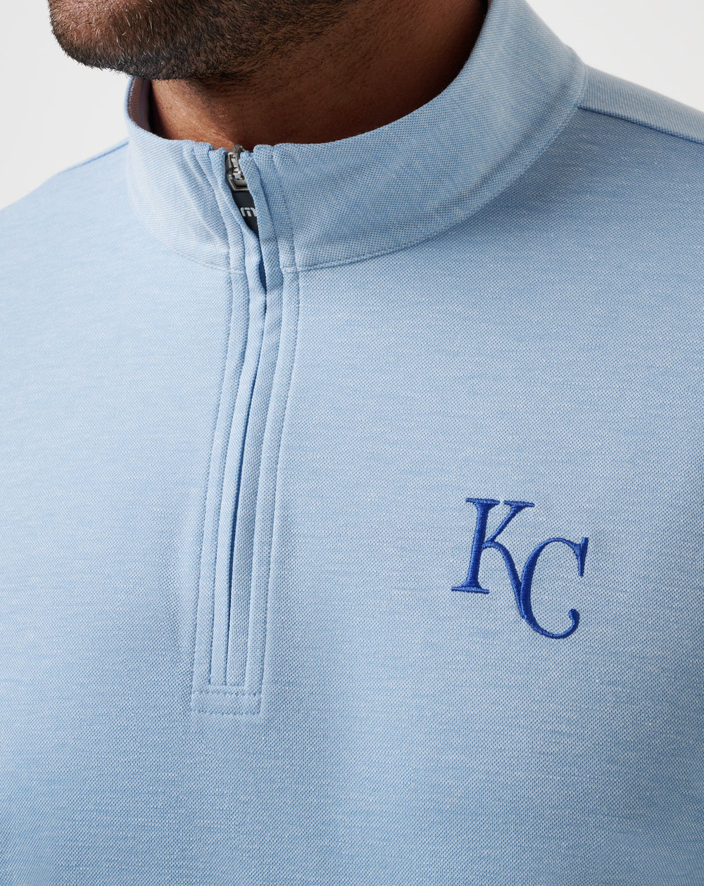 Kansas City Roayals Time To Tailgate Quarter Zip - Travis Mathew