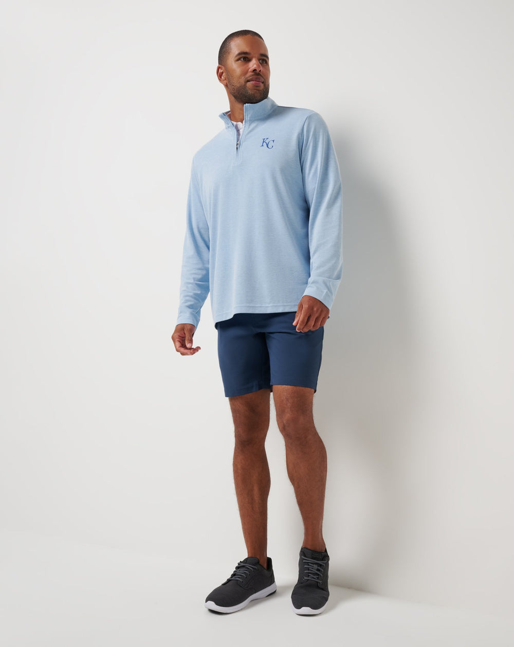 Kansas City Roayals Time To Tailgate Quarter Zip - Travis Mathew