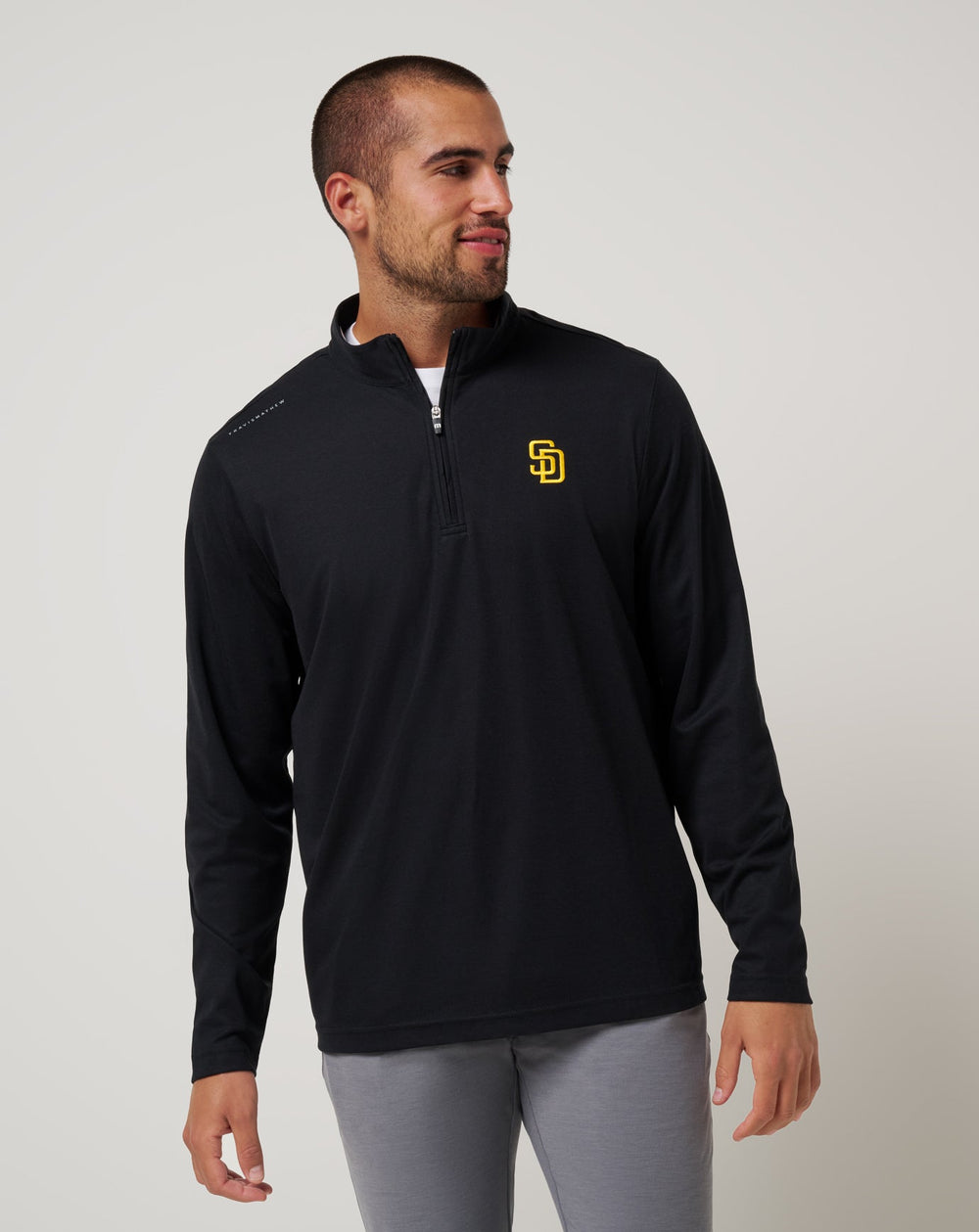 San Diego Padres Time To Tailgate Quarter Zip - Travis Mathew
