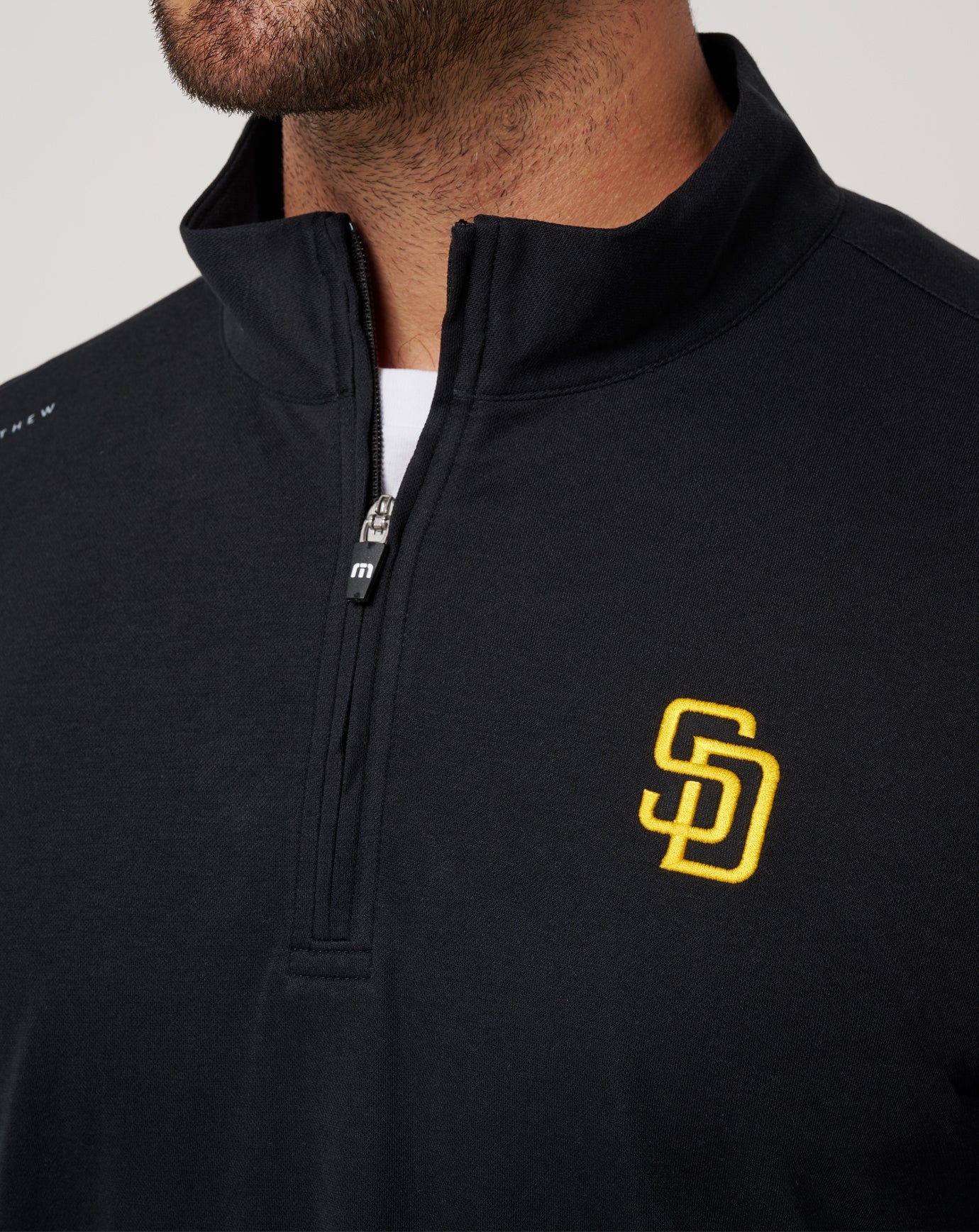 San Diego Padres Time To Tailgate Quarter Zip - Travis Mathew