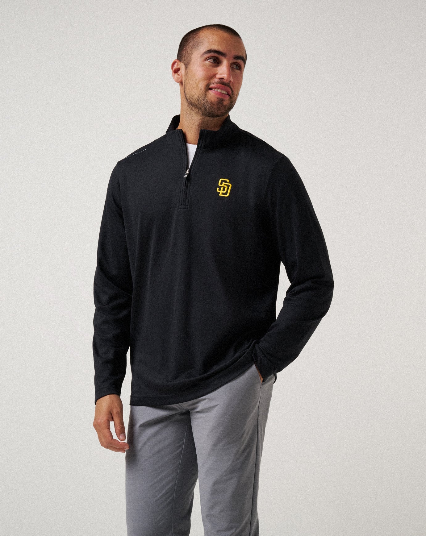 San Diego Padres Time To Tailgate Quarter Zip - Travis Mathew