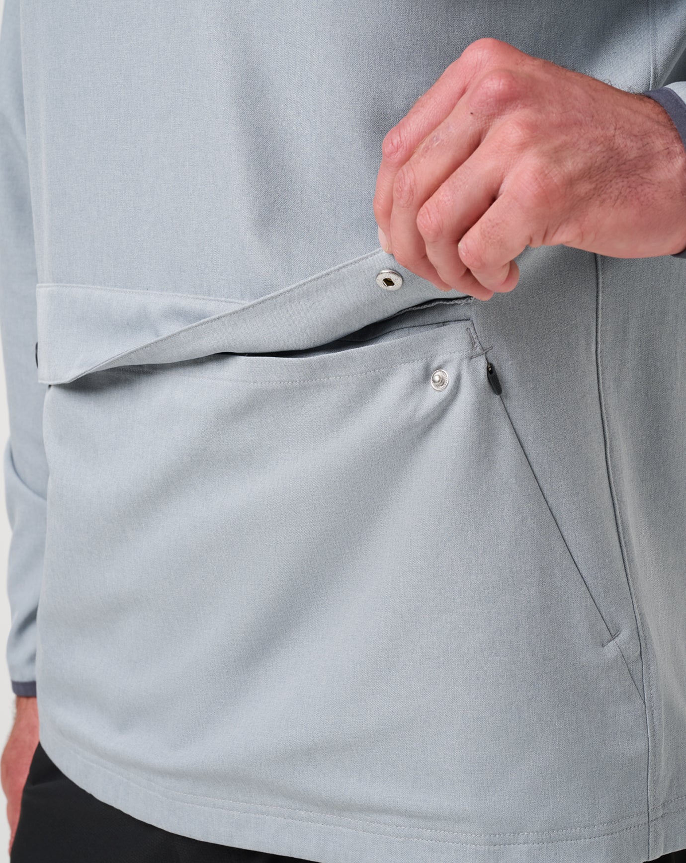 Out Of Pocket Hooded Quarter Zip - Travis Mathew