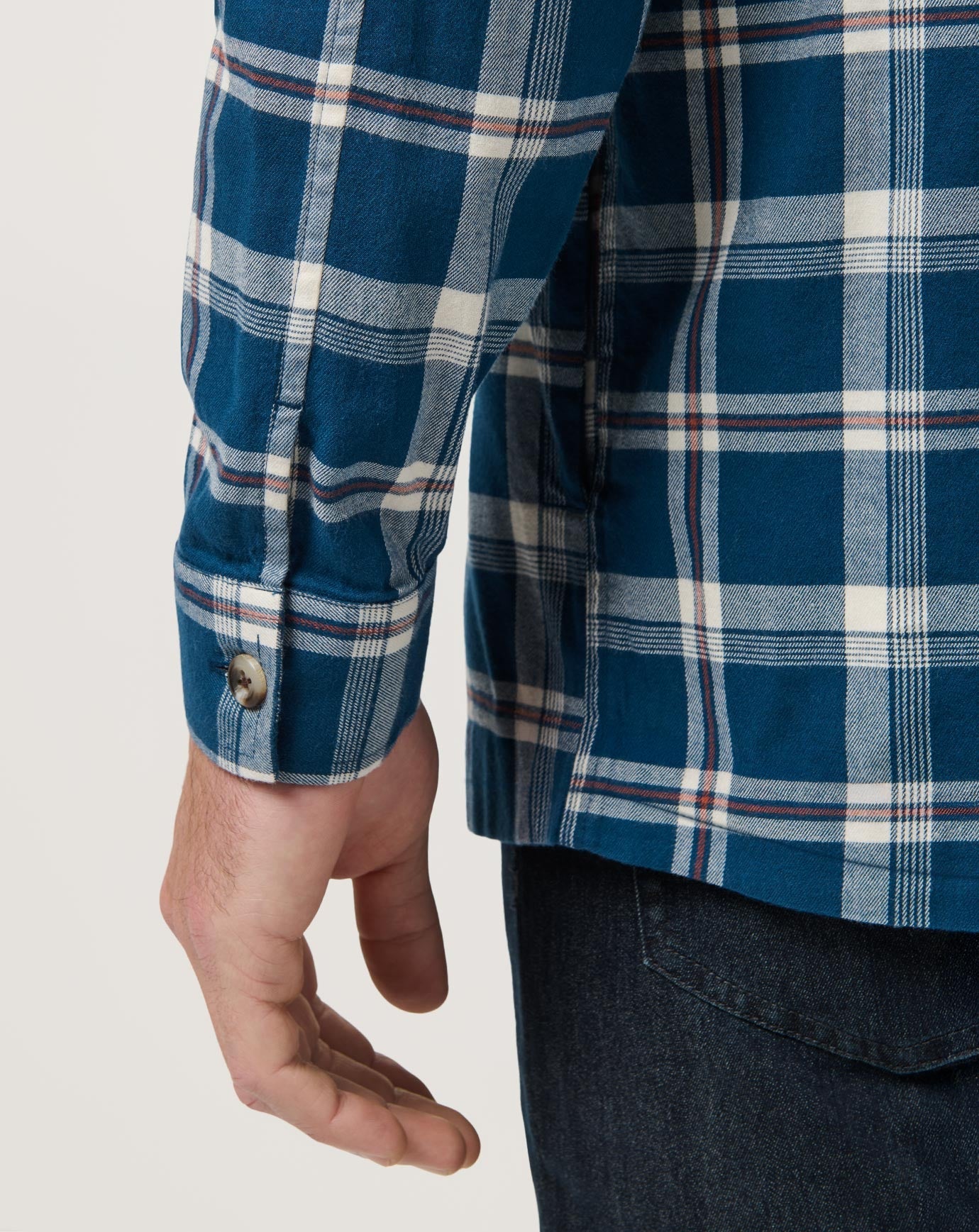 Cloud Flannel Hooded Button-Up - Travis Mathew