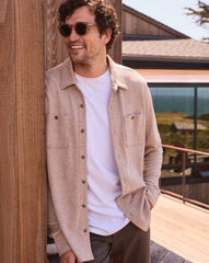 Cloud Waffle Shirt Jacket - Travis Mathew