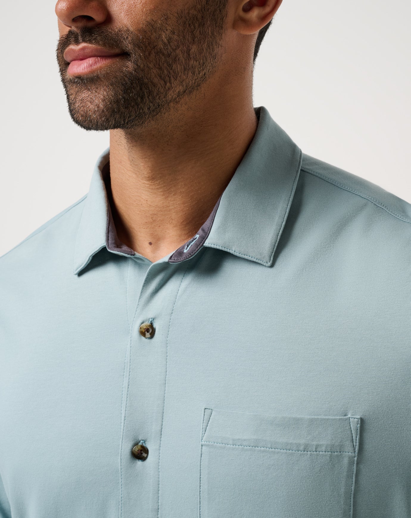 Comfortknit TM Social Club Button-Up - Travis Mathew