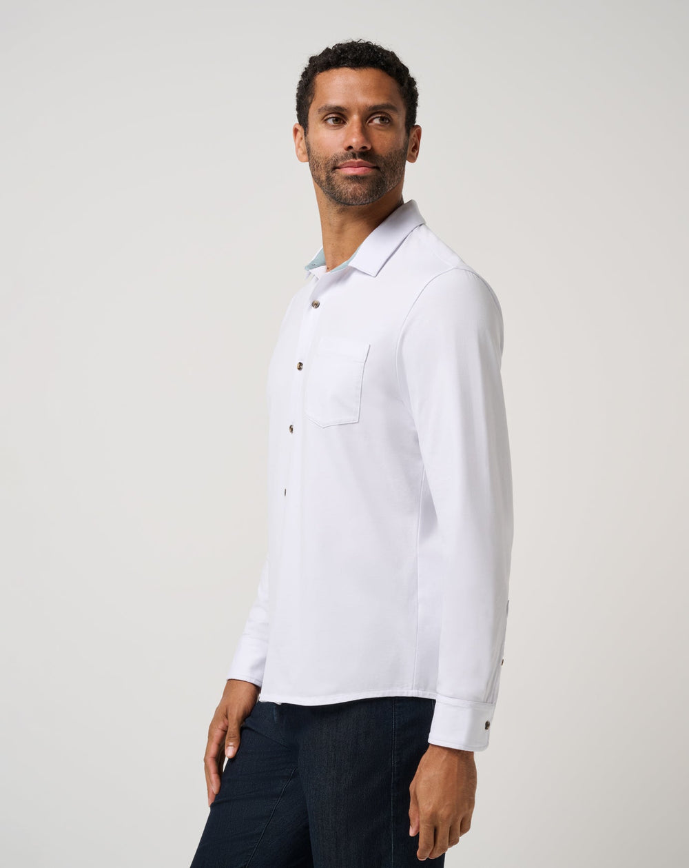 Comfortknit TM Social Club Button-Up - Travis Mathew