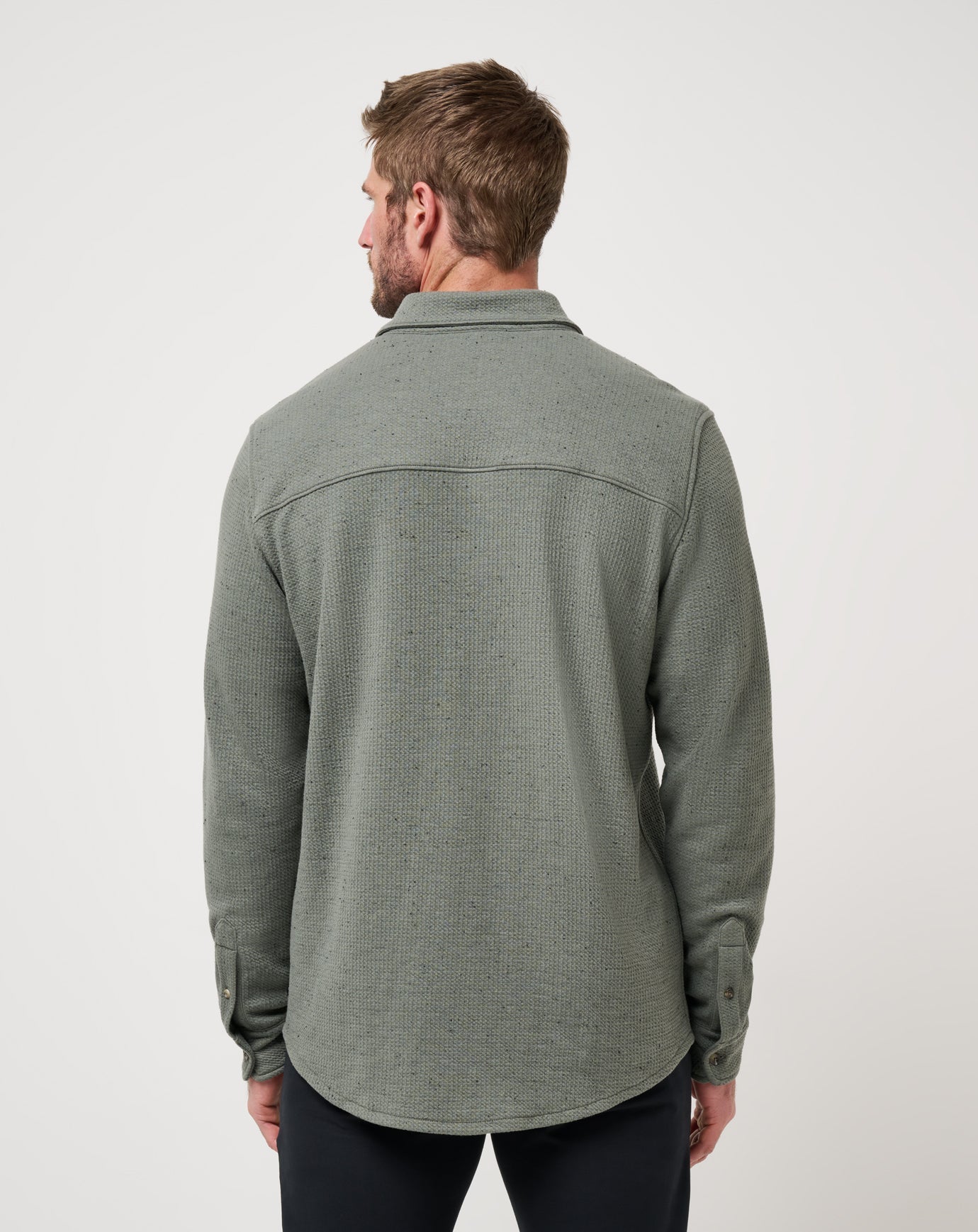 Cloud Waffle Shirt Jacket - Travis Mathew